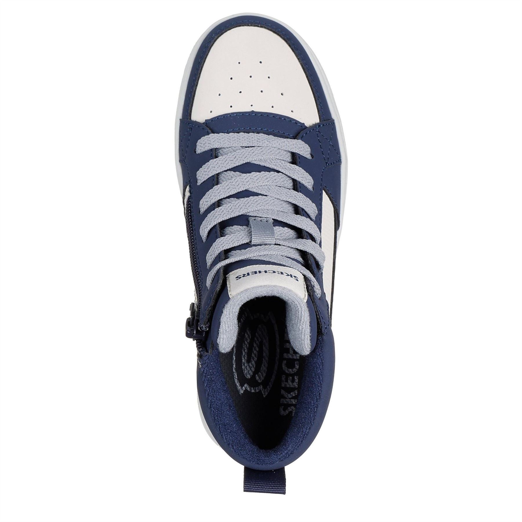Skechers Up Fleece Lined High Top W Zip High Top Trainers Unisex Kids