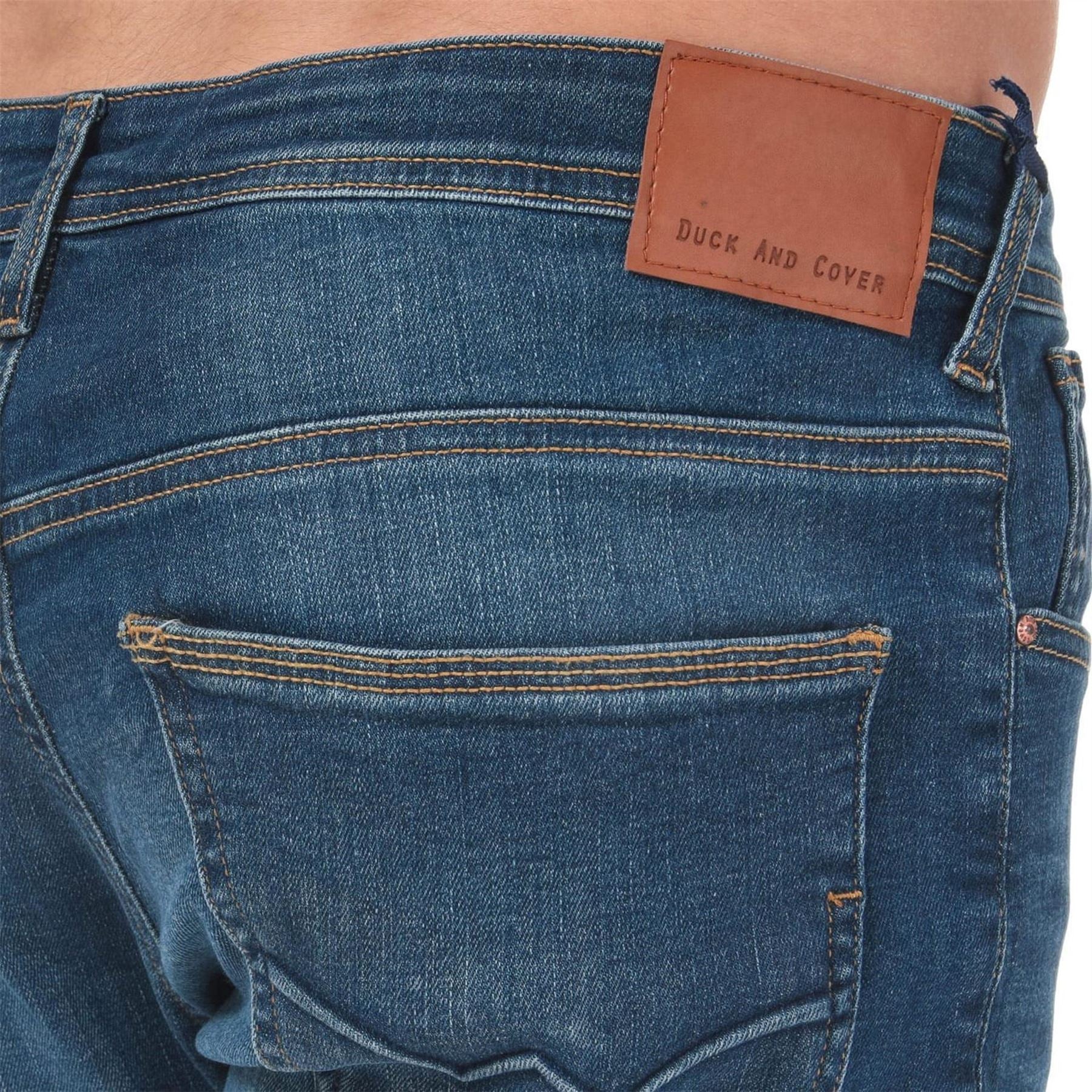 Duck and Cover Overbug Medium Wash Tapered Fit Jean