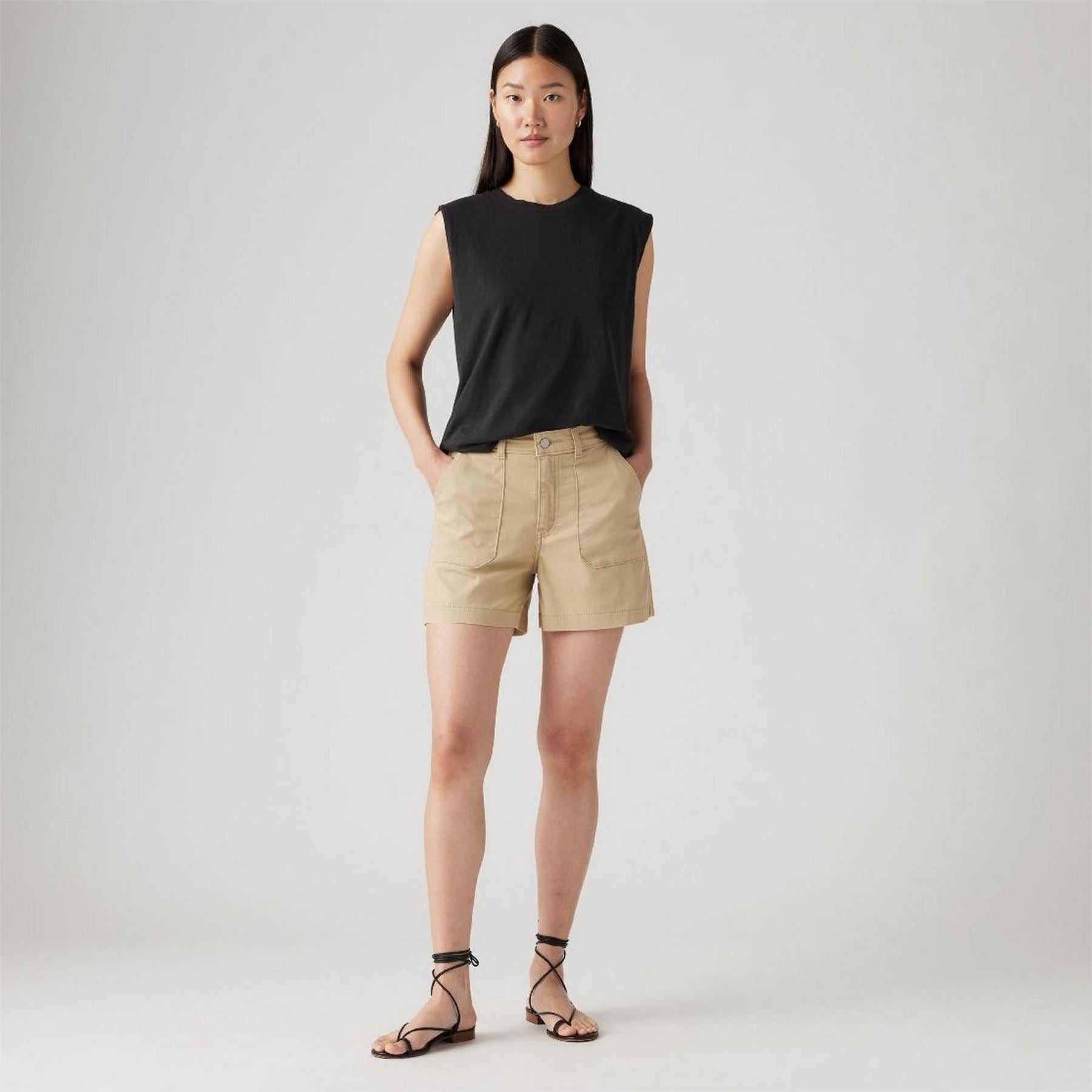Levis Utility Denim Shorts