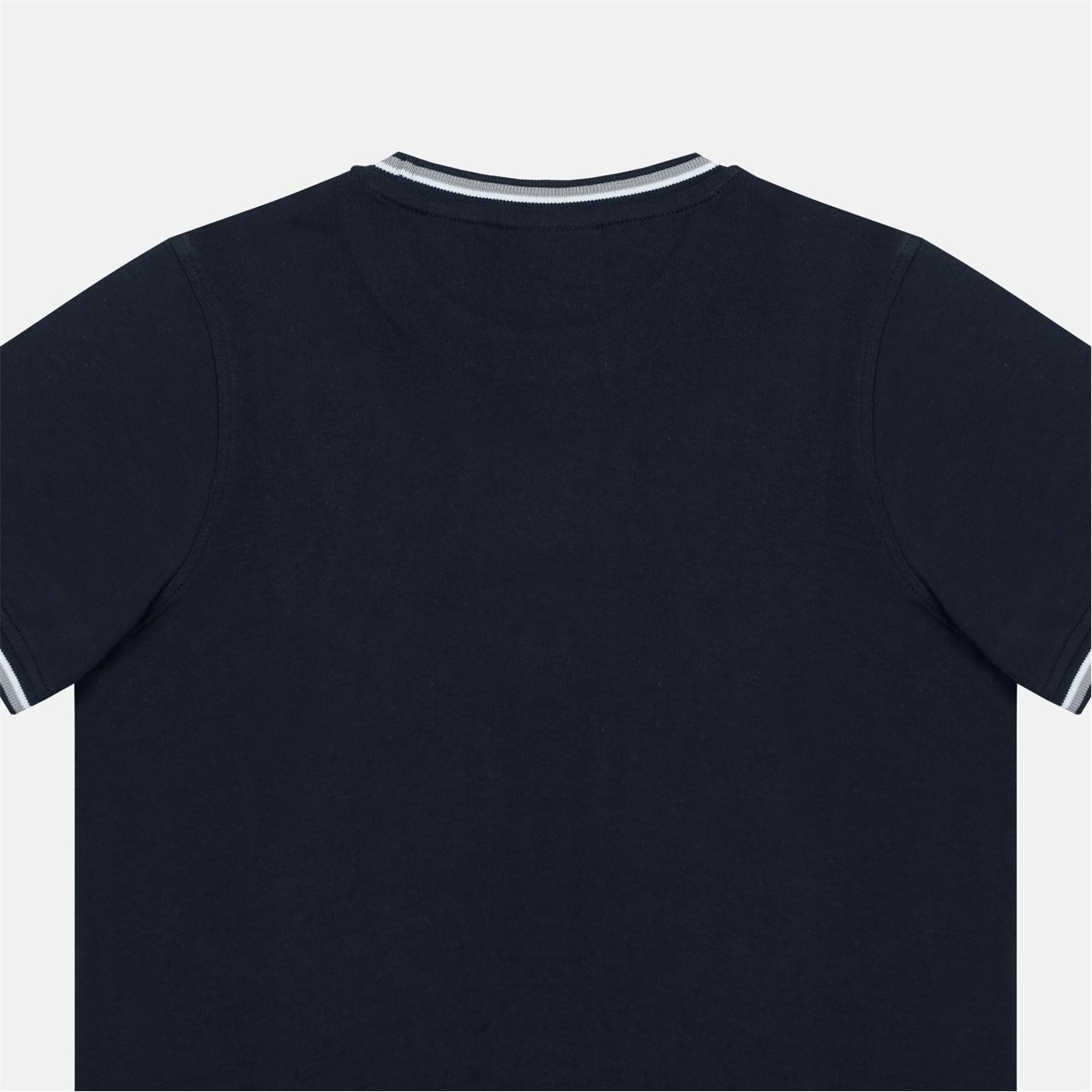 Slazenger Crew Neck Ribbed Collar Short Sleeve T-Shirt