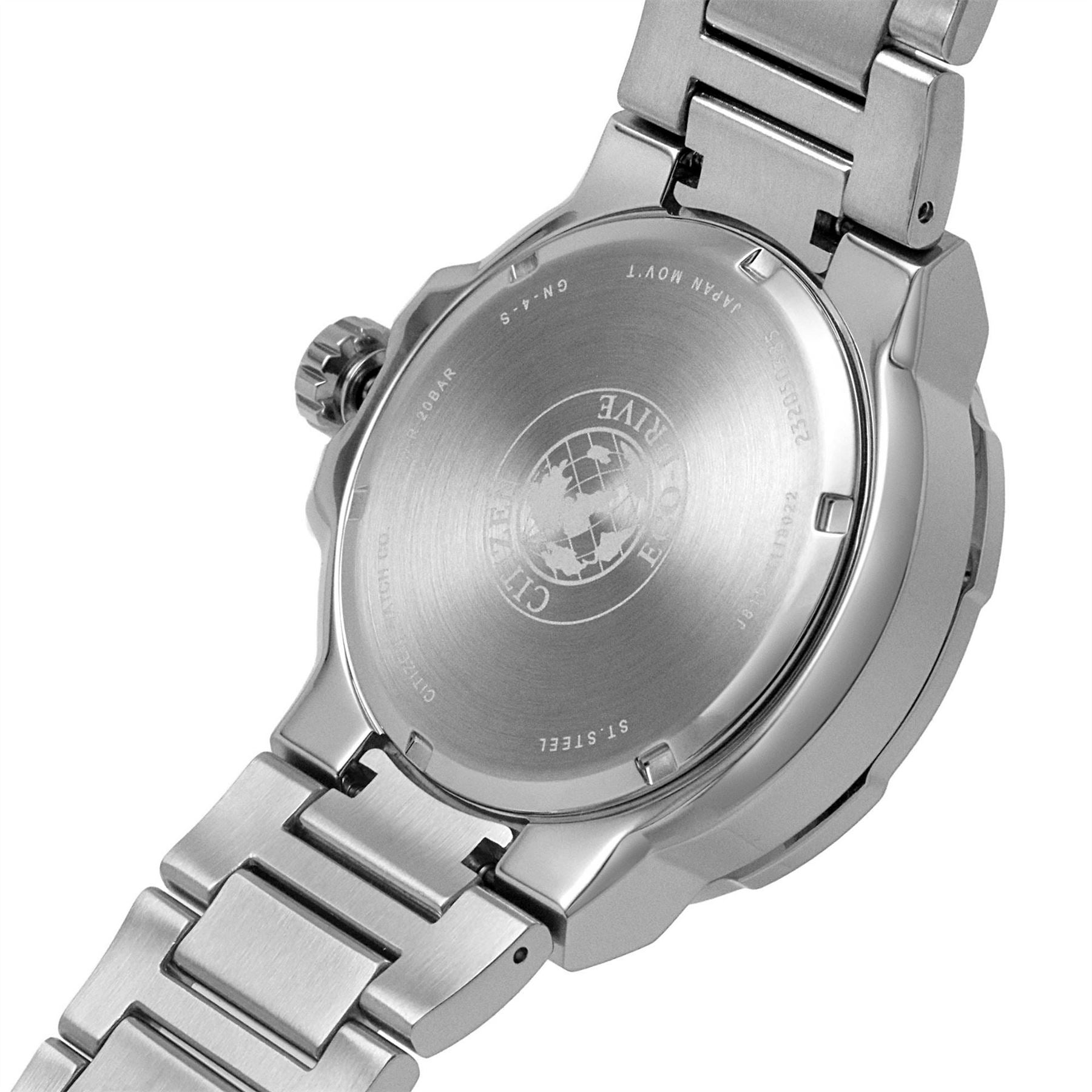 Citizen Stainless Steel Classic Eco Drive Watch Aw1428 53x