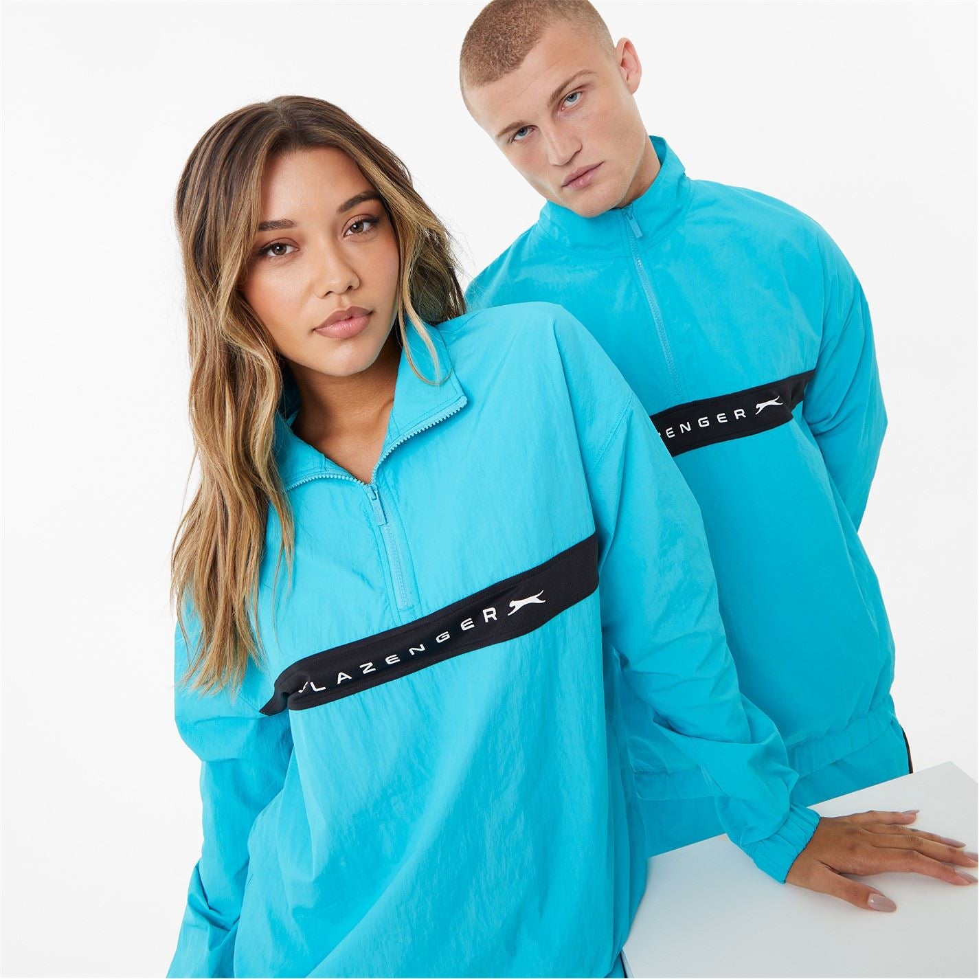 Slazenger Ft. Aitch Contrast Half Zip Track Top