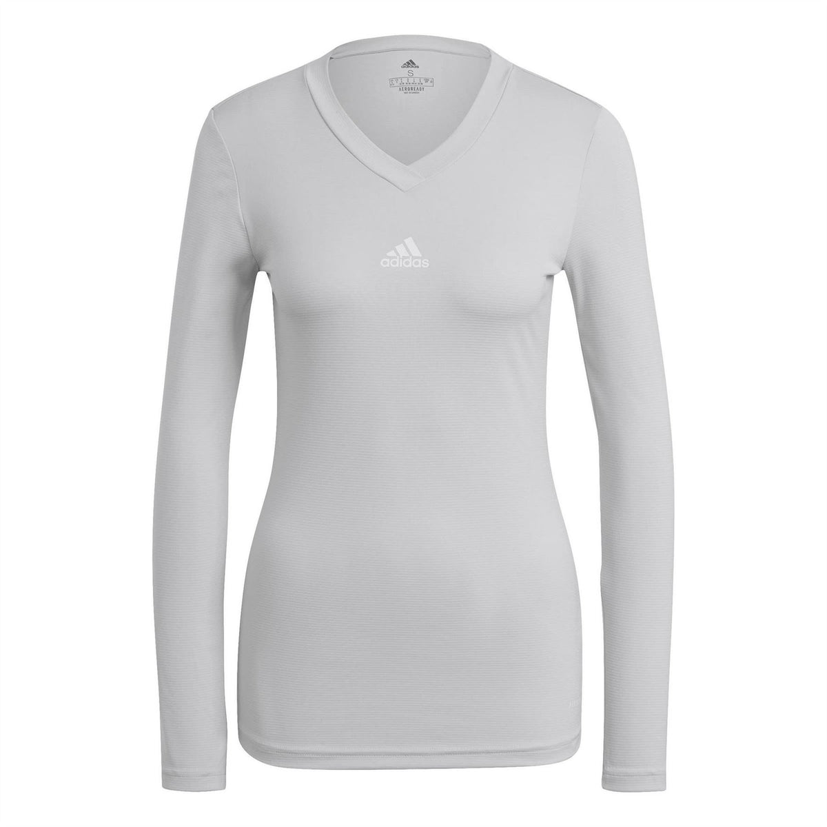 adidas Team V-Neck Long Sleeve T-Shirt