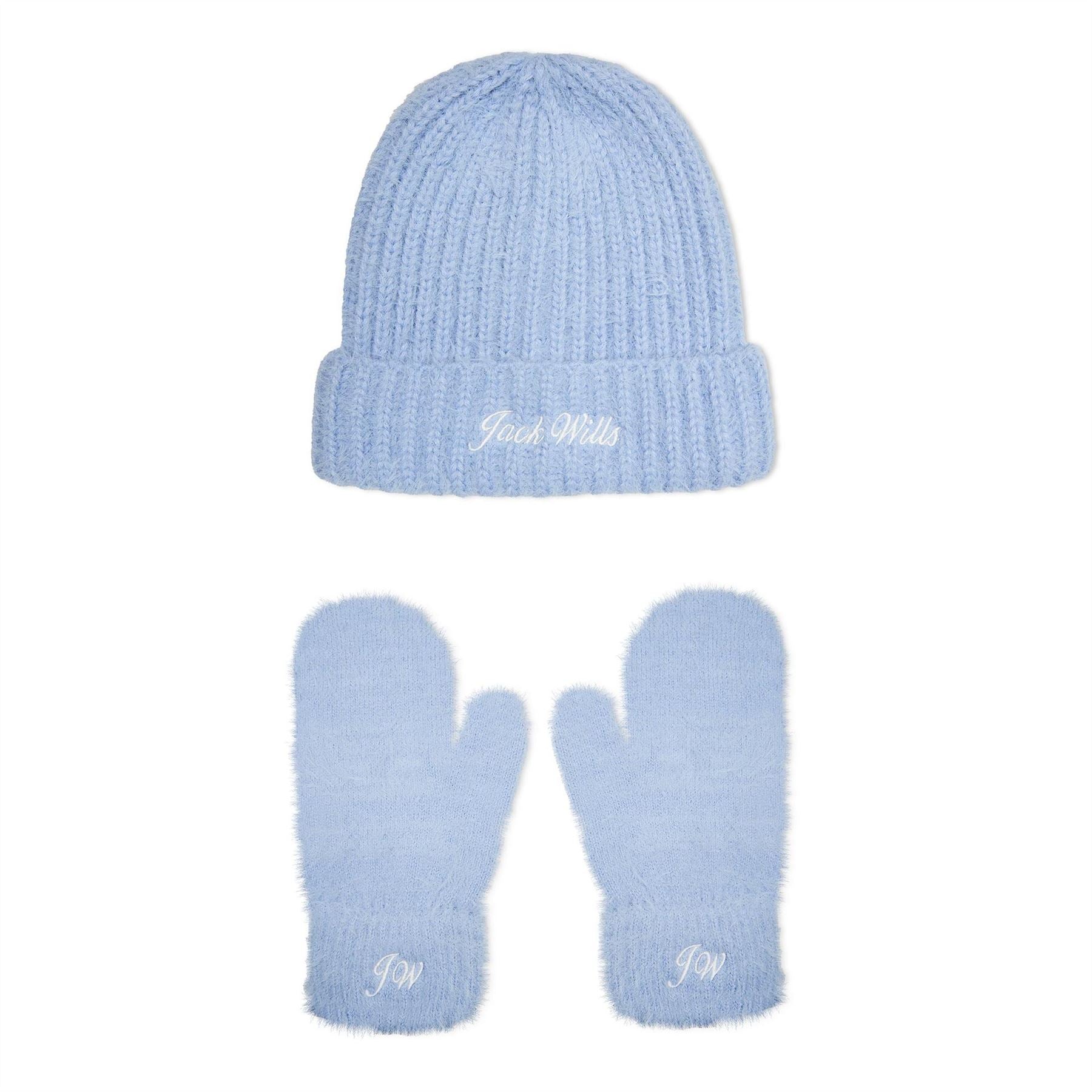 Jack Wills Beanie and Mitten Set