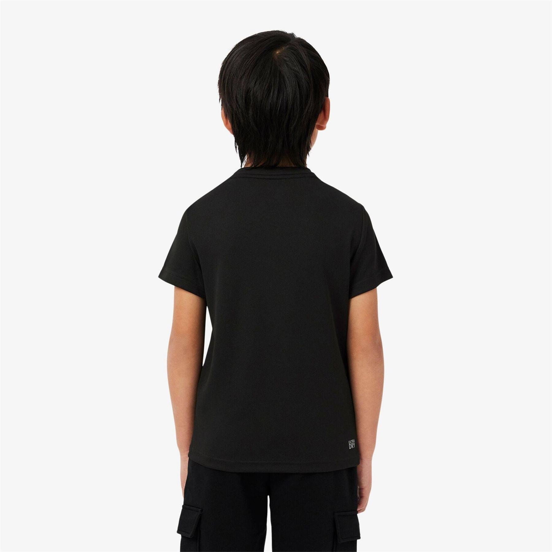 Lacoste Junior Lettering Regular Fit Crew Neck T-Shirt