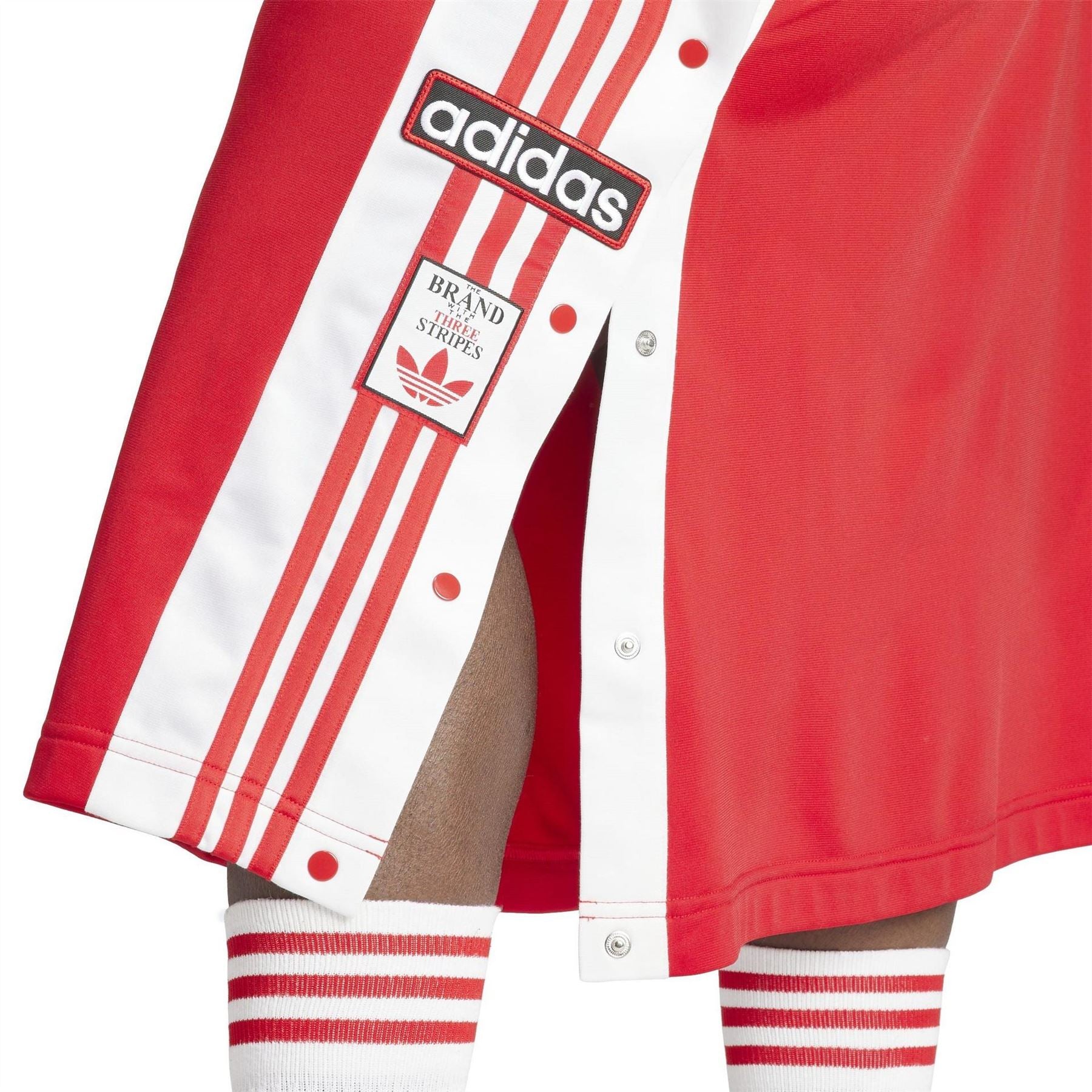 adidas Originals Break Midi Color Block Skirt