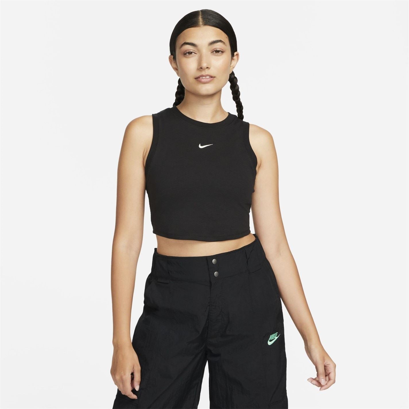 Nike Cropped Crew Neck Regular Fit Tank