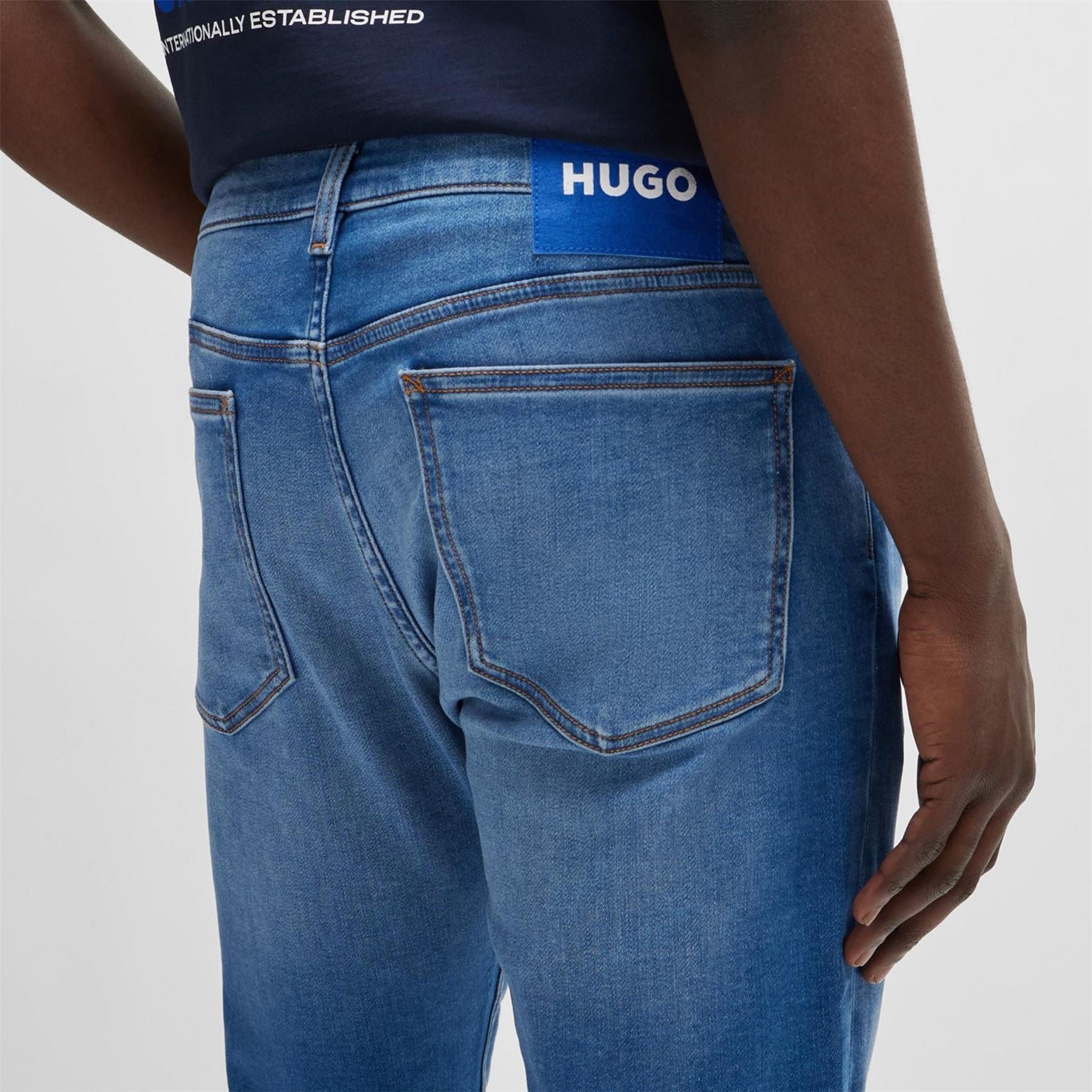 Hugo Five Pocket Design Slim Fit Jeans