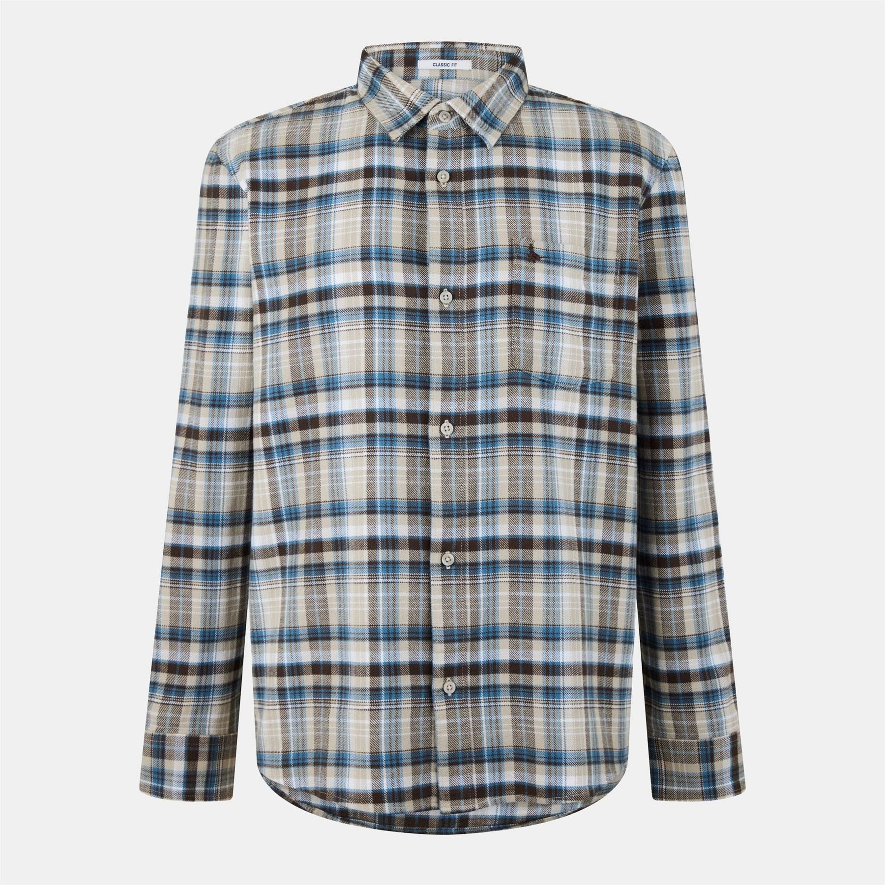Jack Wills Jw Check Long Sleeve Patterned Shirt