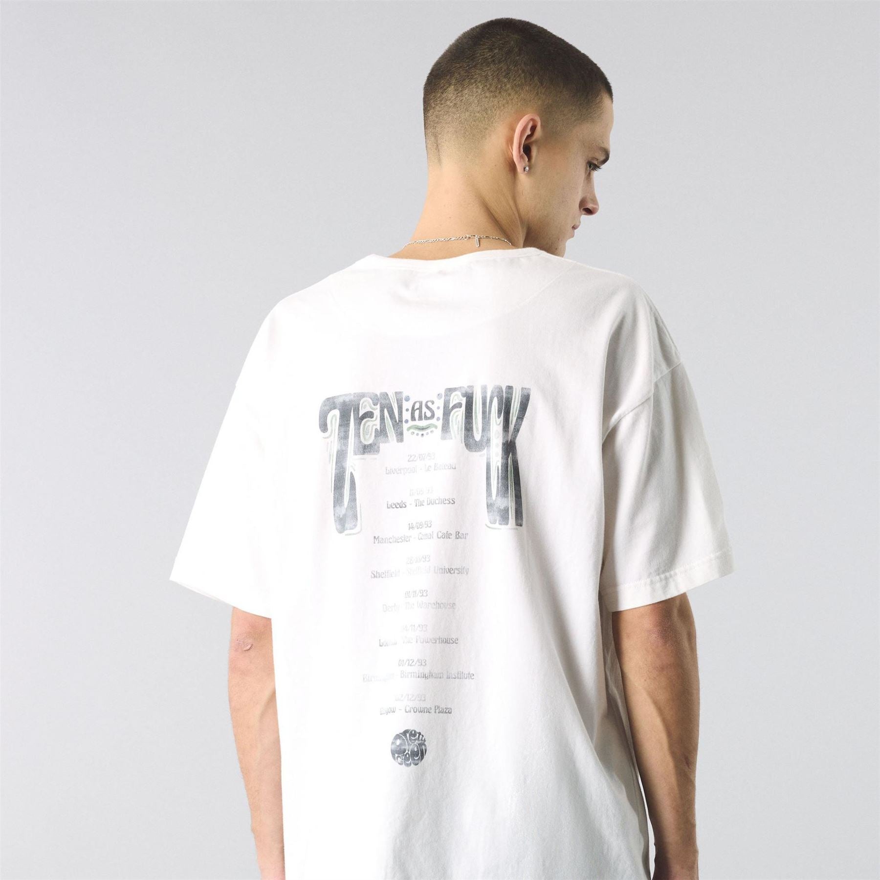 Pretty Green Regular Fit Lettering Crew Neck T-Shirt