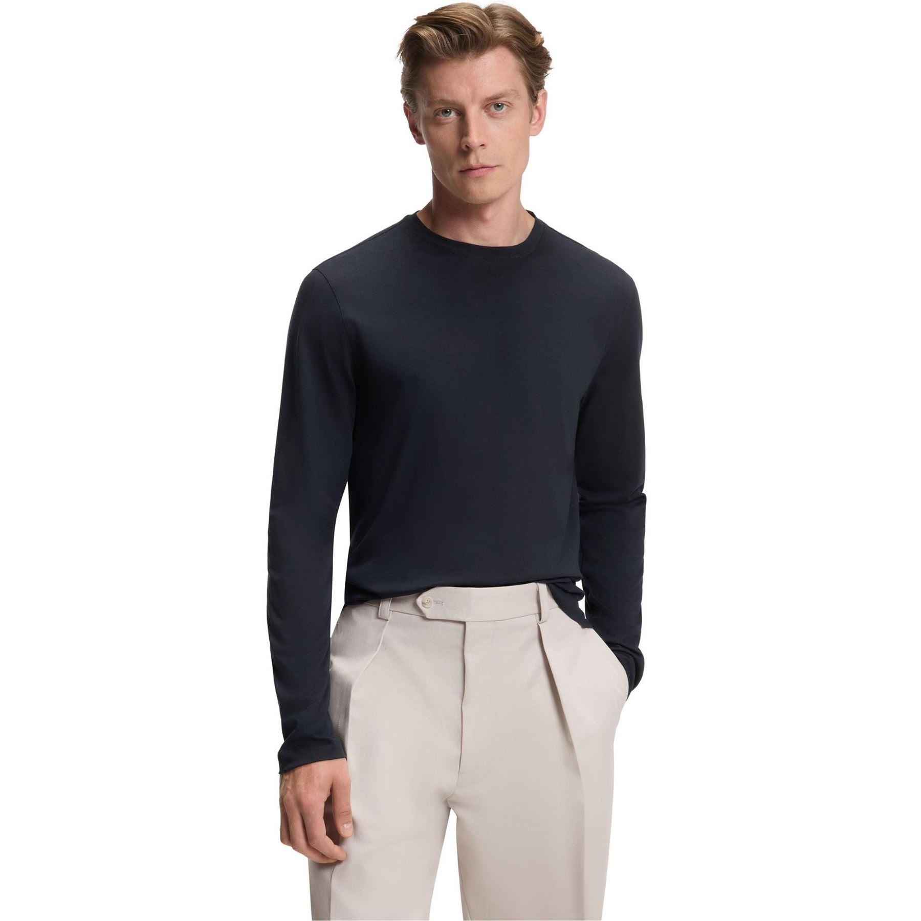 Boss Crew Neck Long Sleeve Regular Fit Sweater