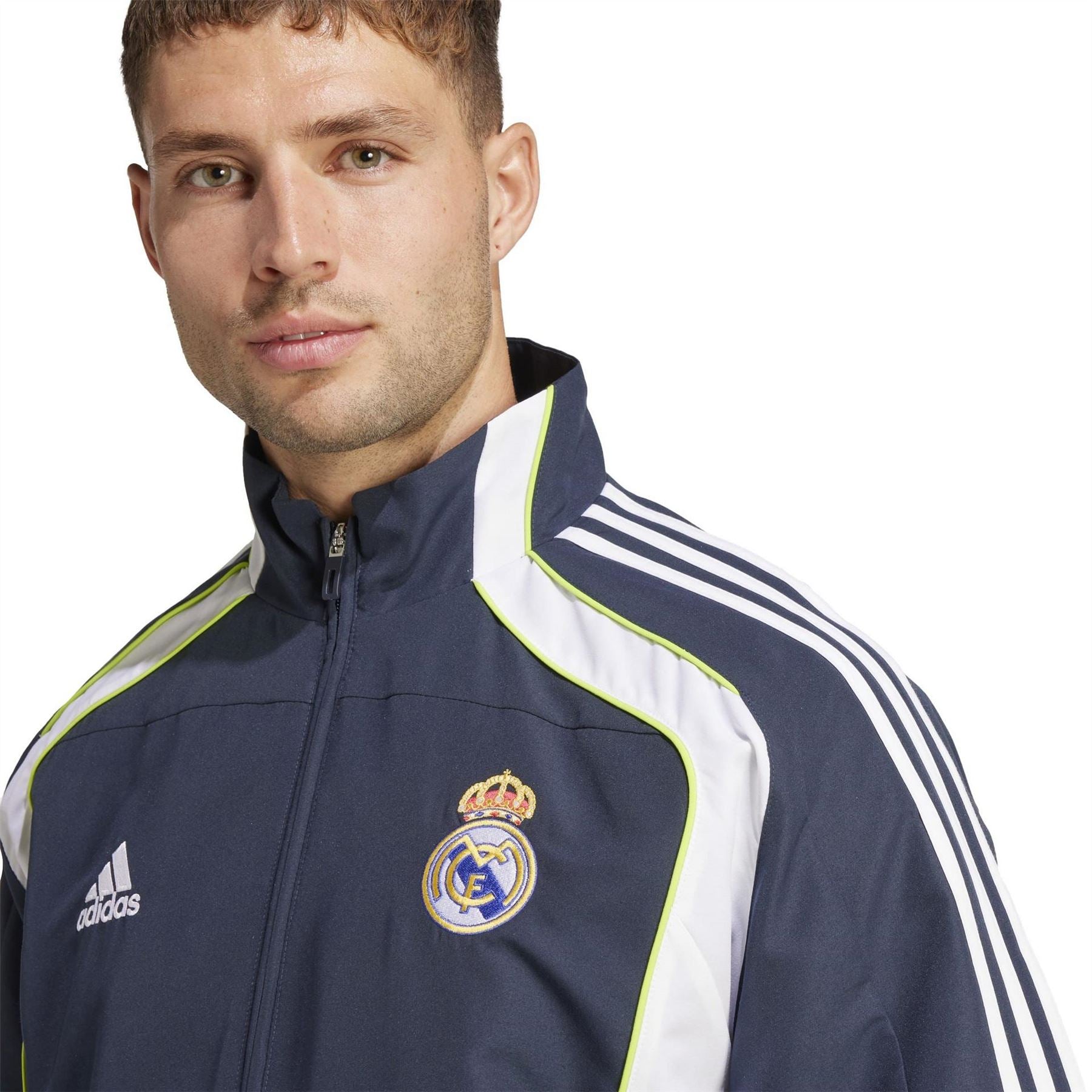 adidas Real Madrid Ubackpack Tracksuit Top Adults