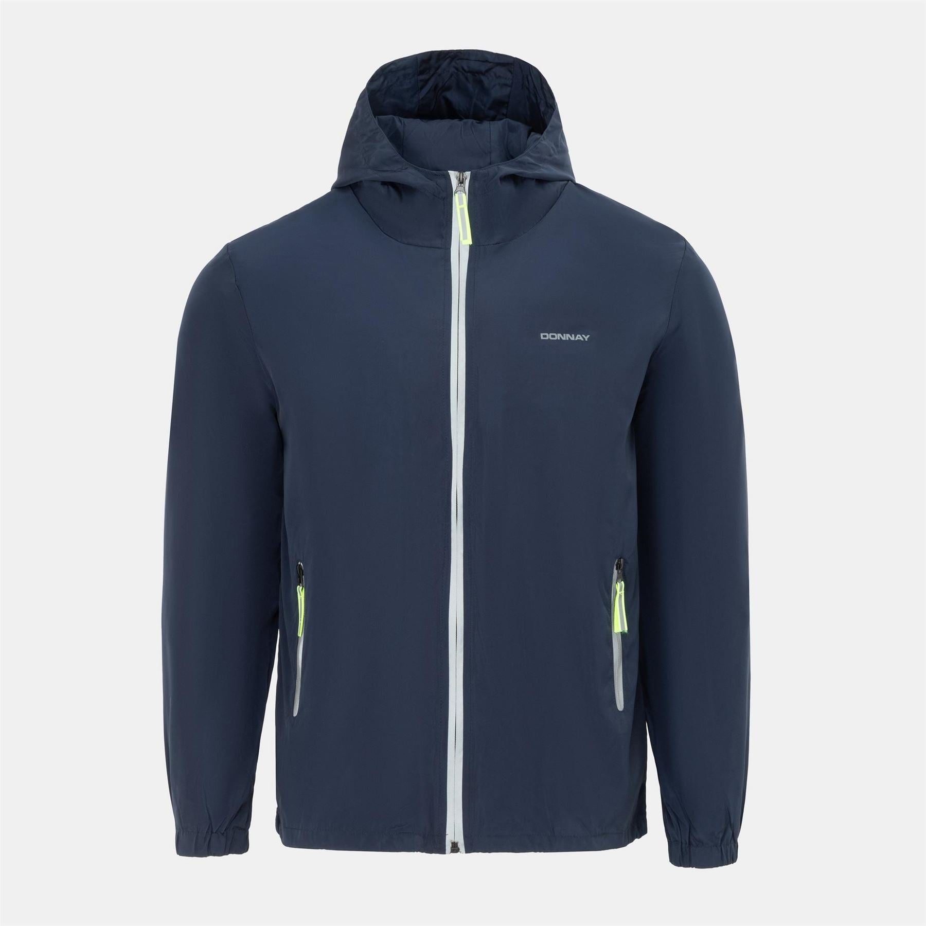 Donnay Hooded Windbreaker Elasticated Cuff Jacket