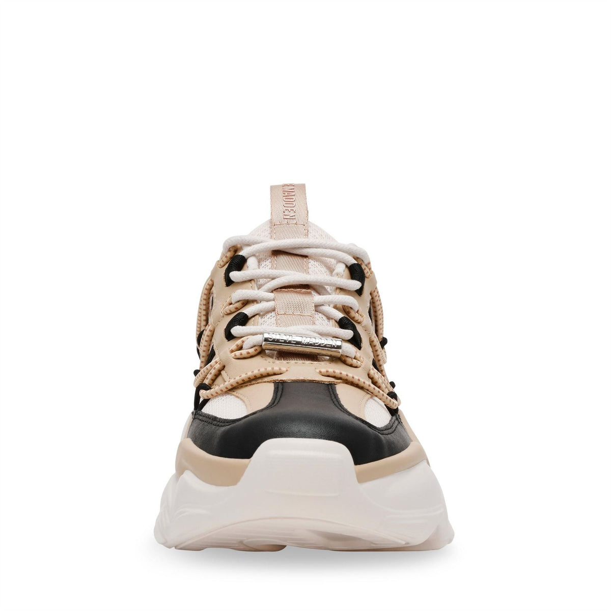 Steve Madden Spectator Lace Up Flat Chunky Heel Sneakers