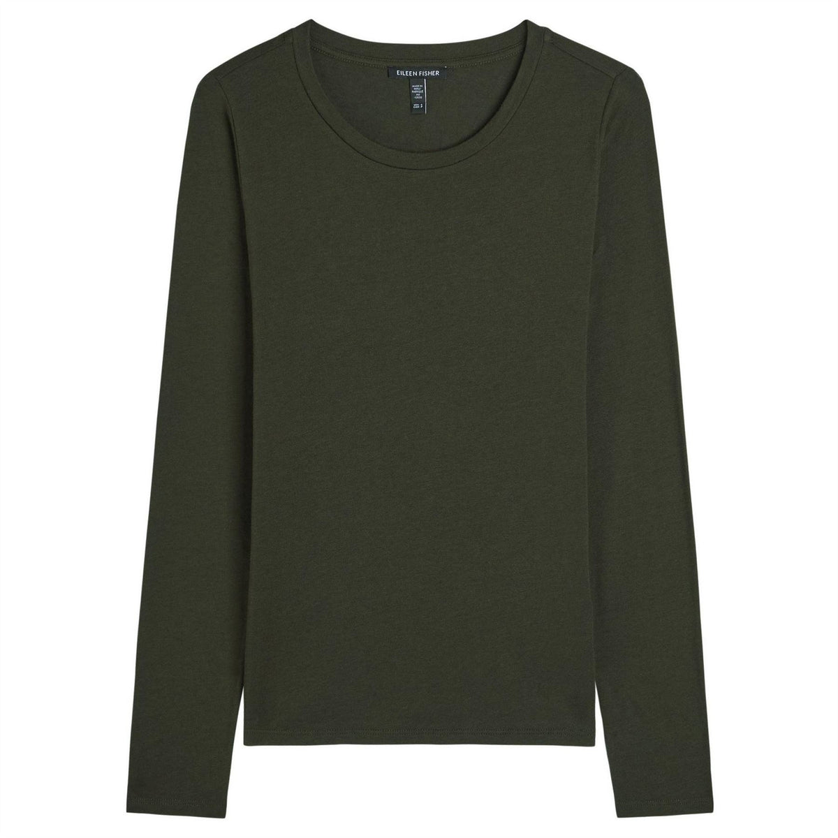 Eileen Fisher Round Neck Ls Tee