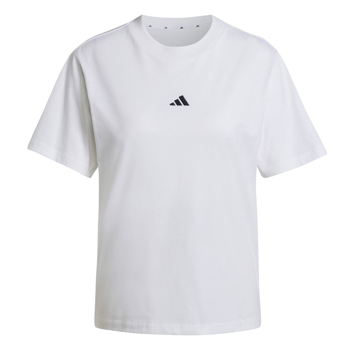 adidas Womens Essentials Small Logo Cotton T-Shirt