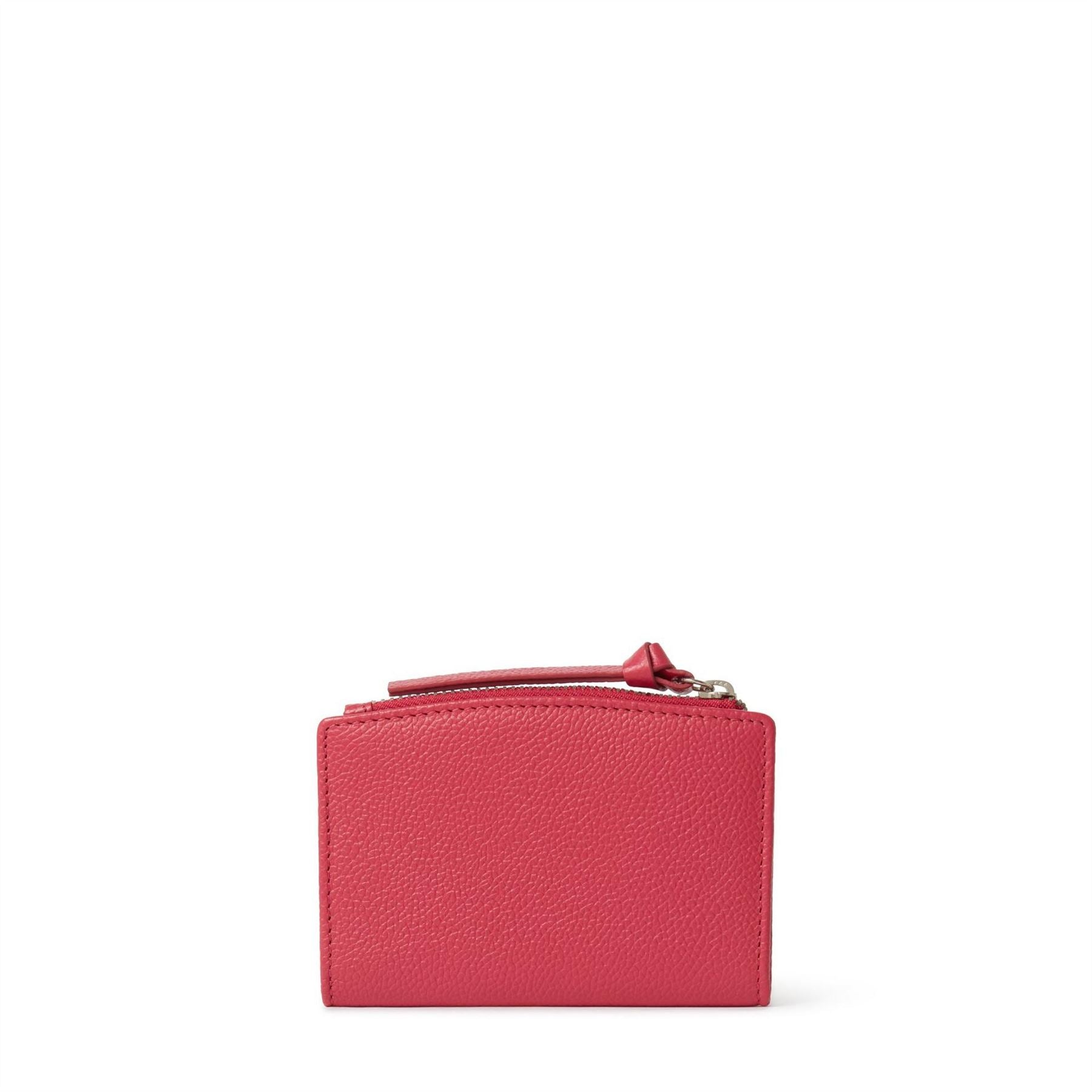 Osprey London London Molly Curved Bi Fold Leather Card Holder