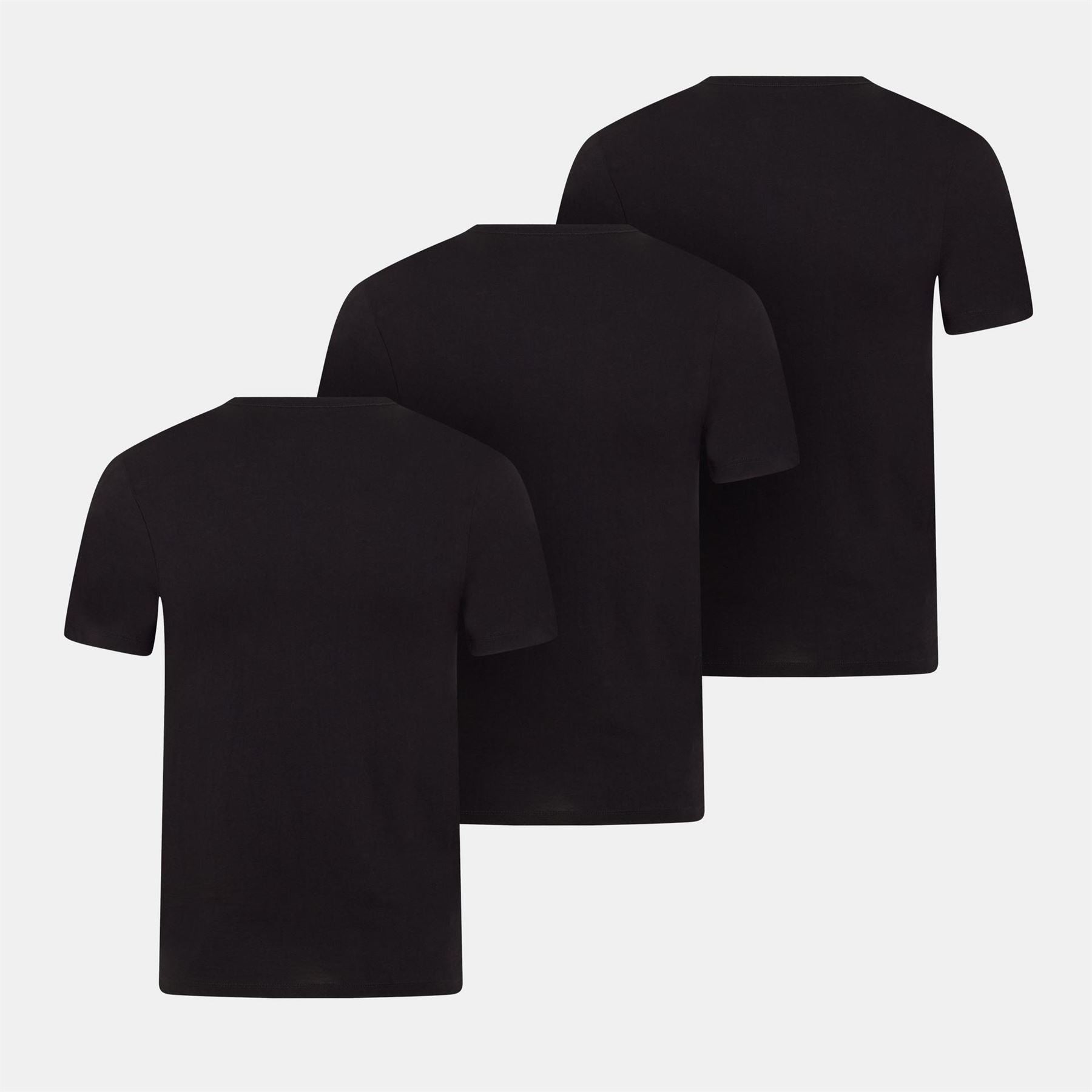 Boss BOSS Bodywear 3 Pack T Shirts   Soft Breathable Fabric with Logo Detail