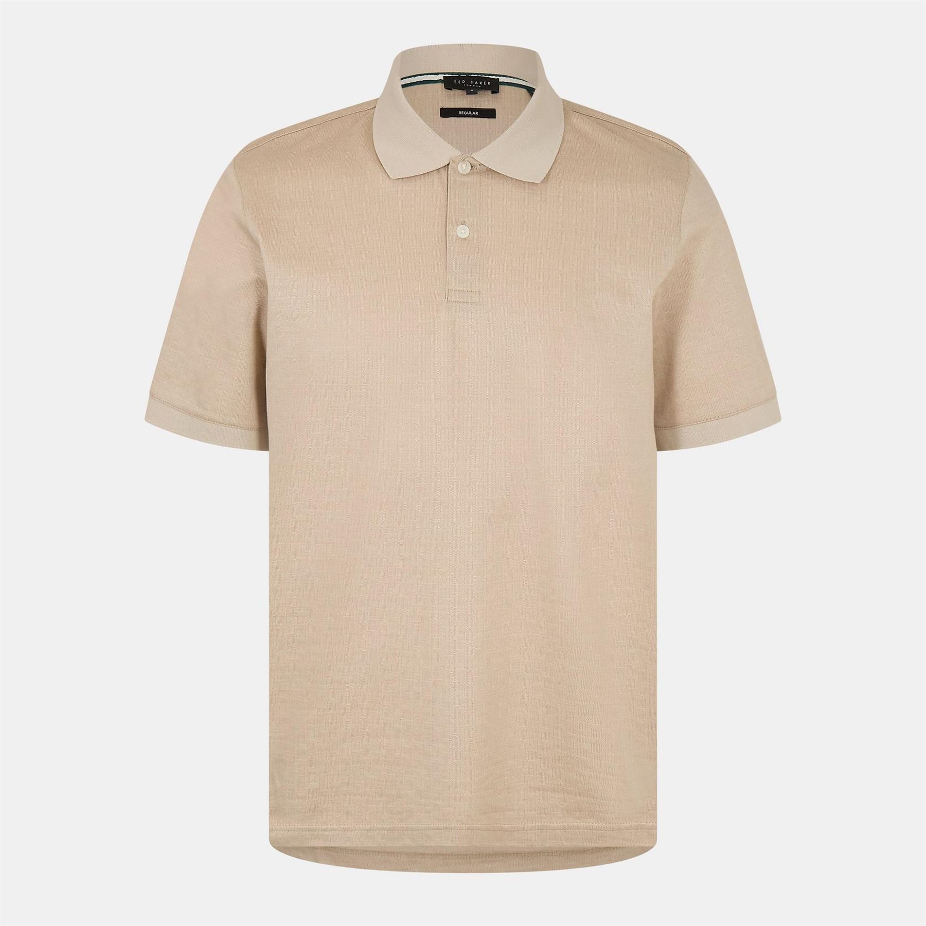 Ted Baker Auguso Jacquard Short Sleeve Polo Shirt