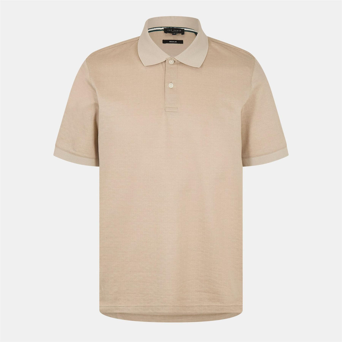 Ted Baker Auguso Jacquard Short Sleeve Polo Shirt