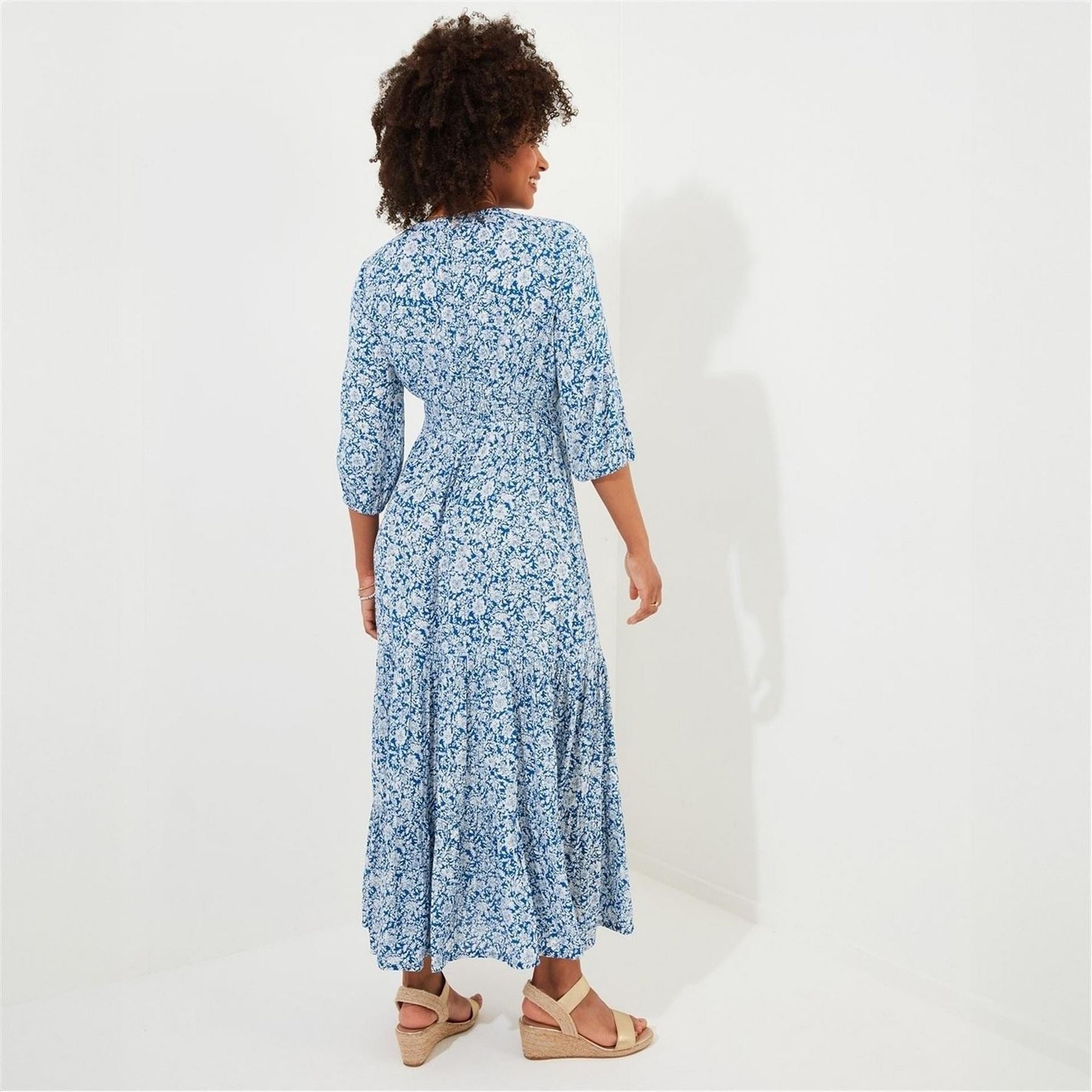 Joe Browns Joe Brown Wrap Blue Dress