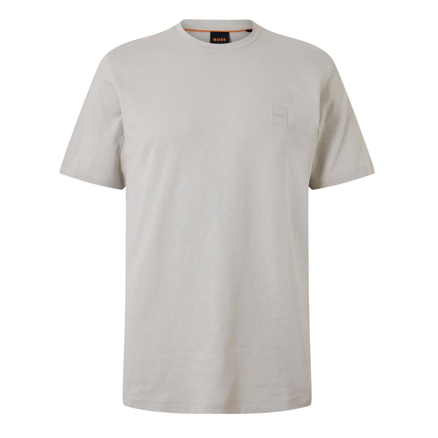 Boss BOSS ORANGE Tales T Shirt with Logo Patch Premium Cotton