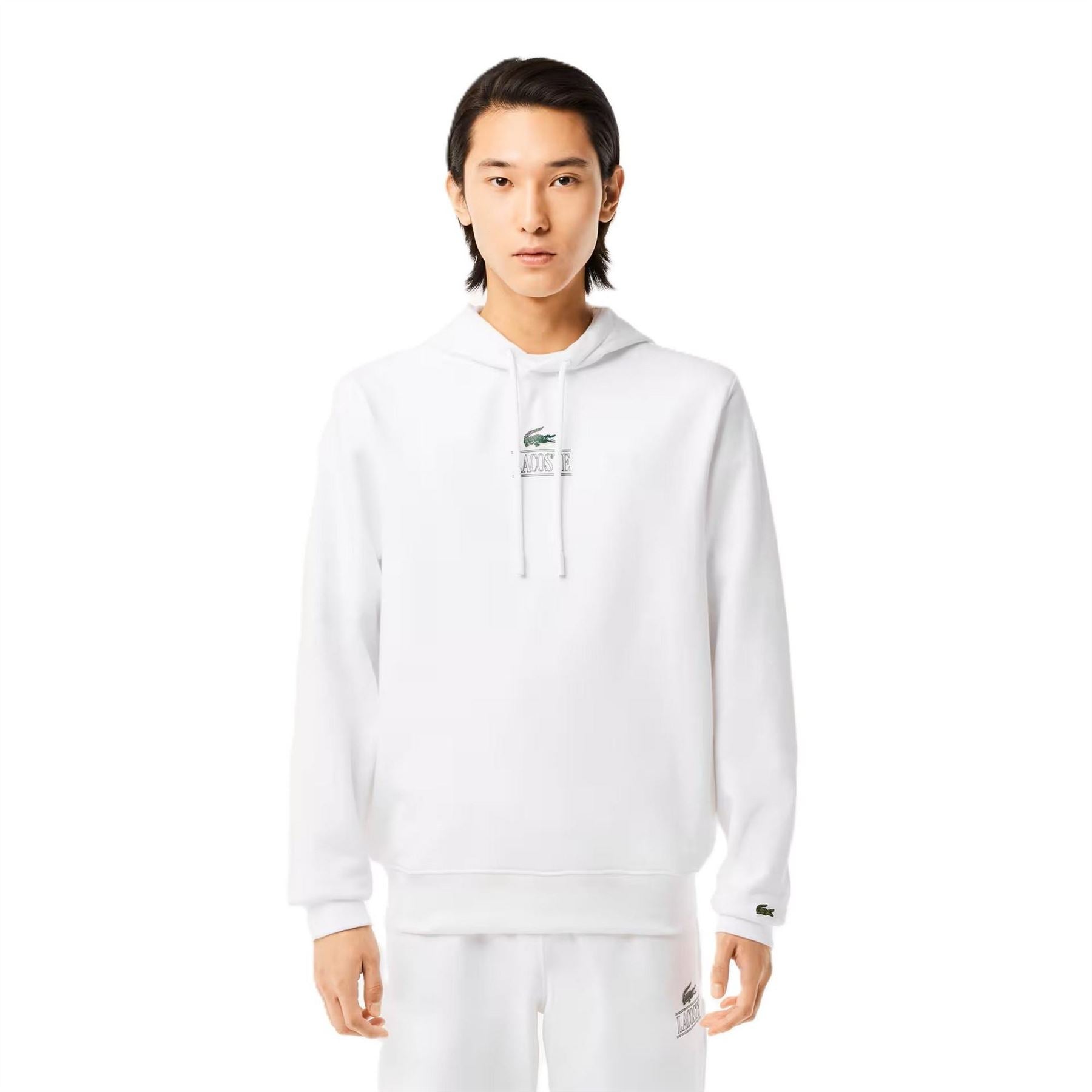 Lacoste Hooded Lacoste Lettering Sweatshirt