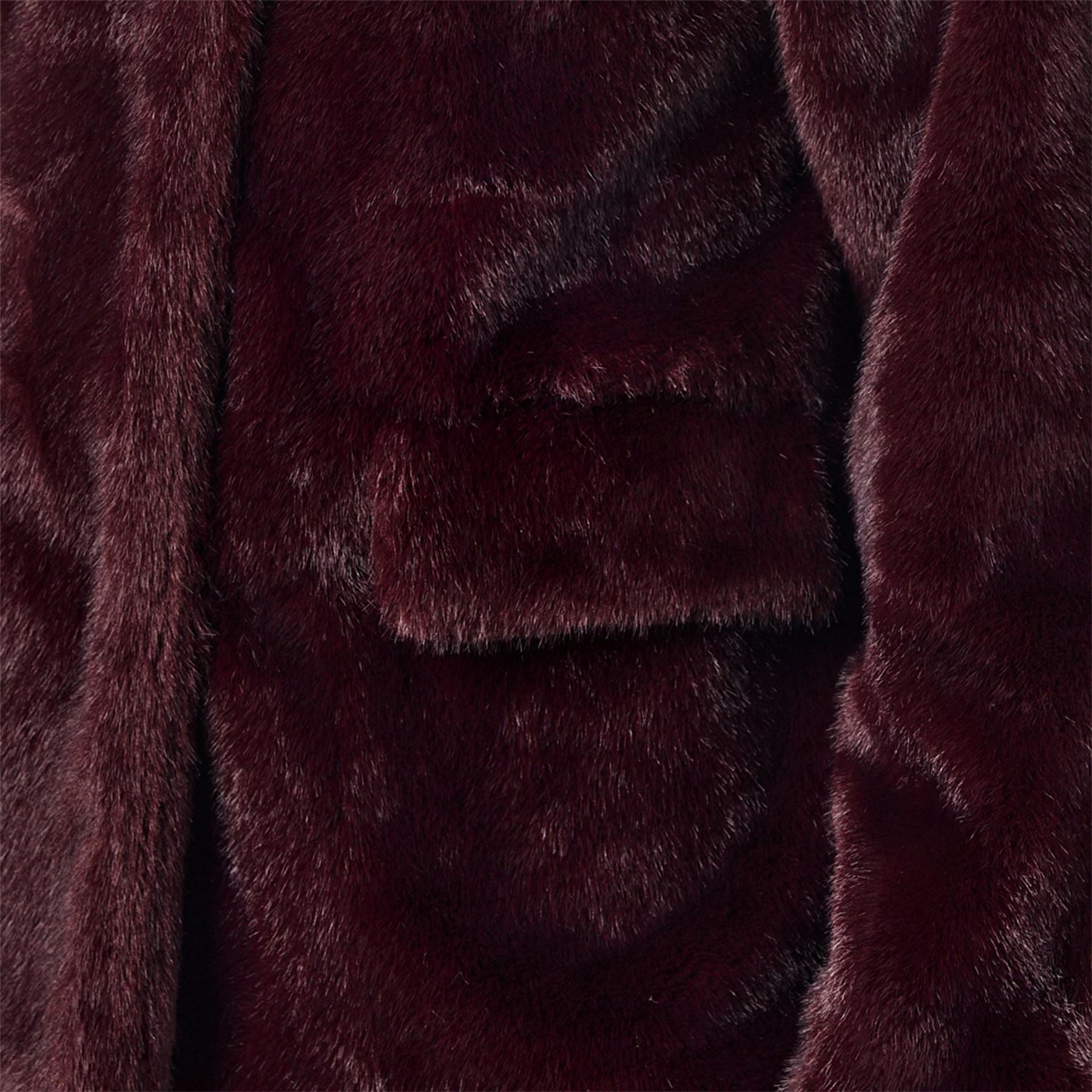 Lauren by Ralph Lauren Real Leather Fx Fur Teddy Coat