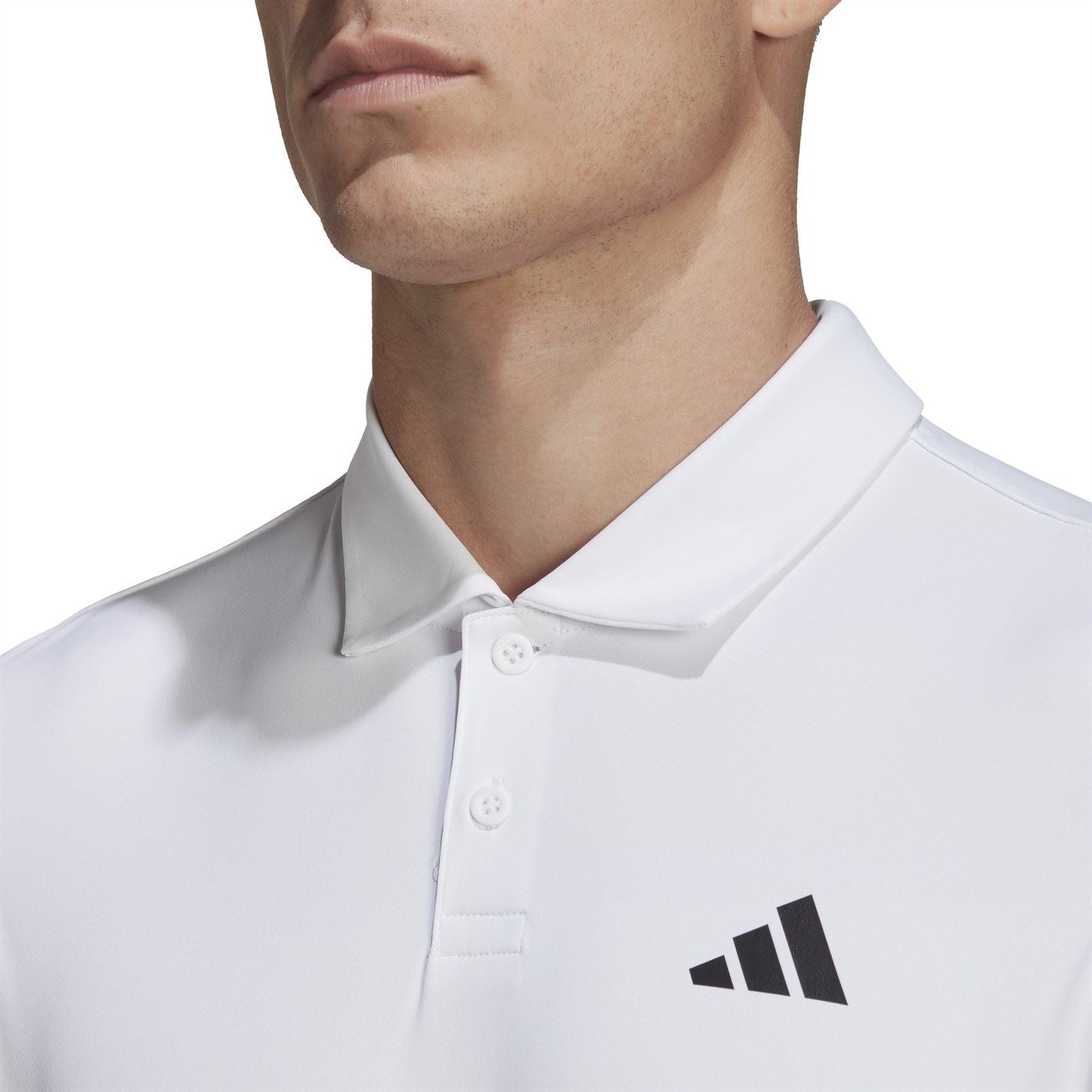 adidas Mens Club 3 Stripe Polo Shirt