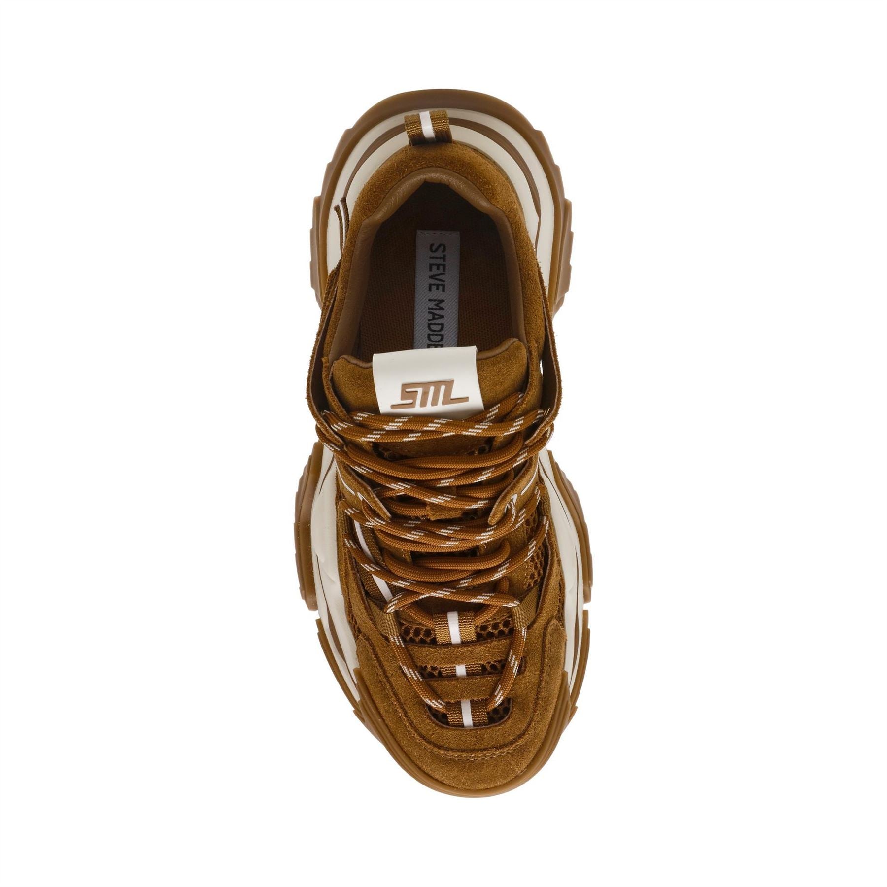 Steve Madden Kingdom 2.0 T Lace-Up Stripe Sneakers