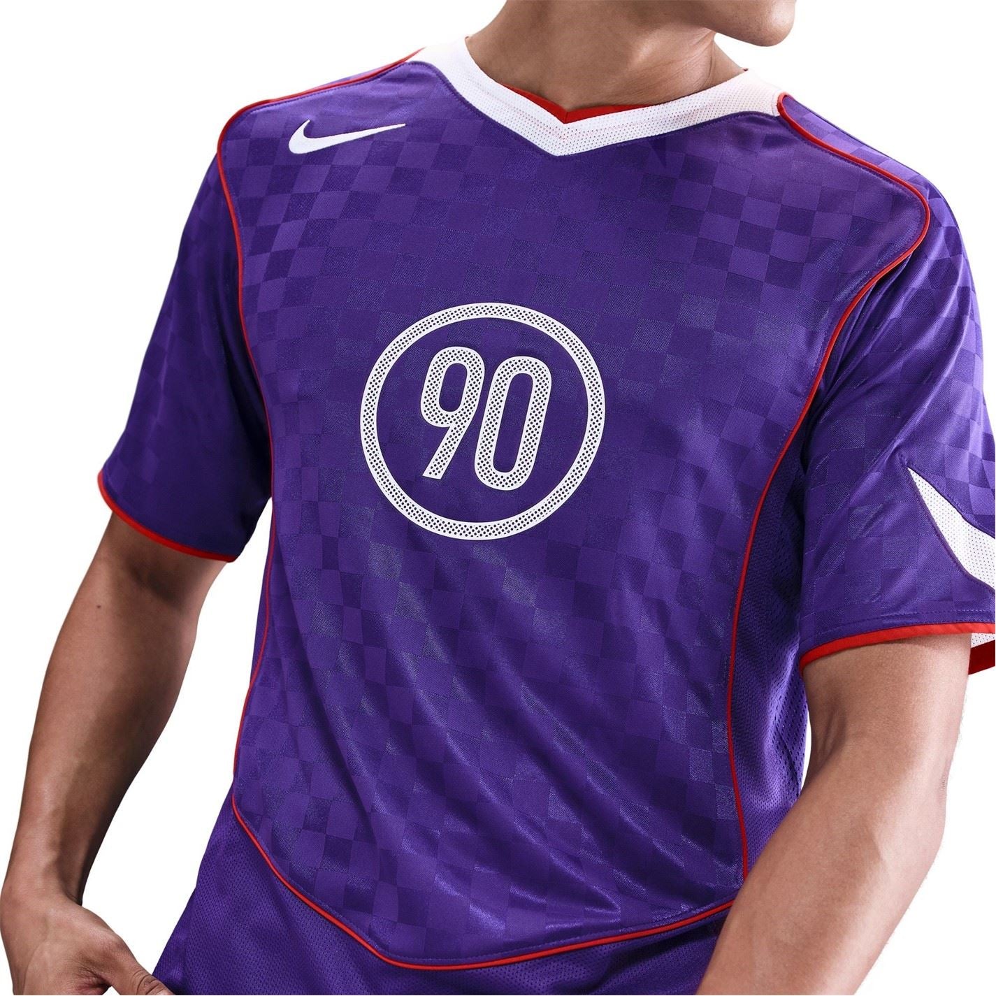 Nike T90 Energy V-Neck Raglan Short Sleeve Jersey