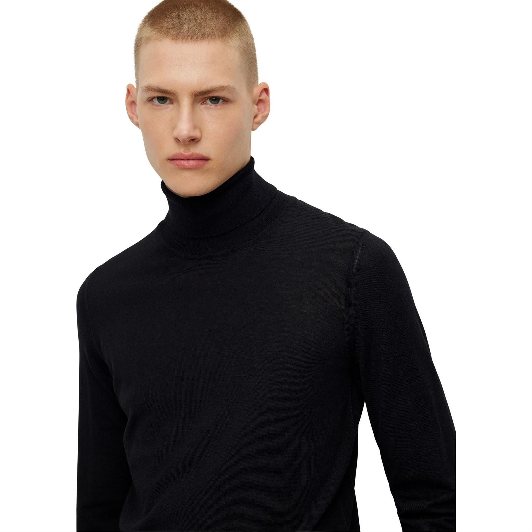 Boss Turtle Neck Long Sleeve Regular Fit Sweater