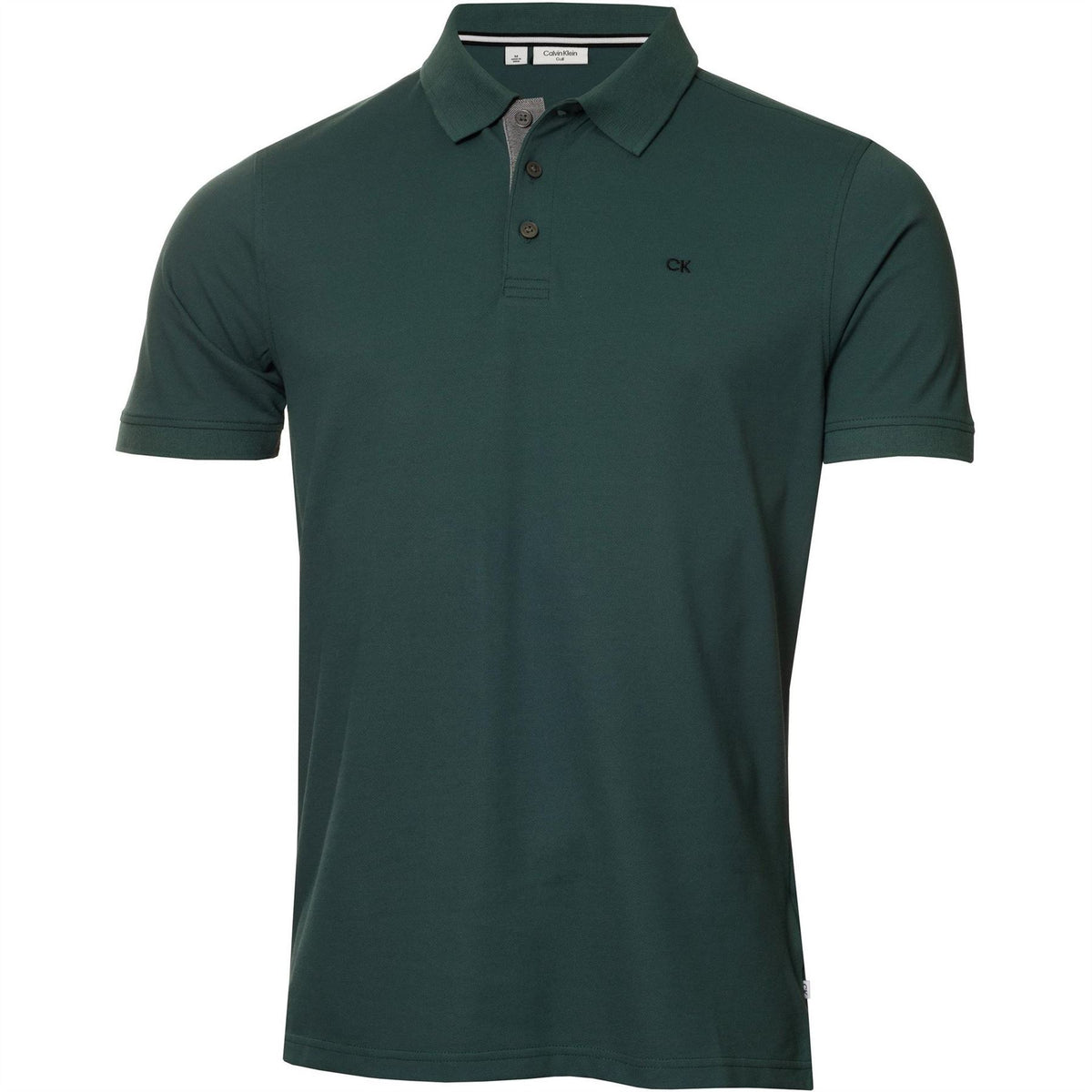 Calvin Klein Golf Embroidered Collared Neck Short Sleeve Polo Shirt
