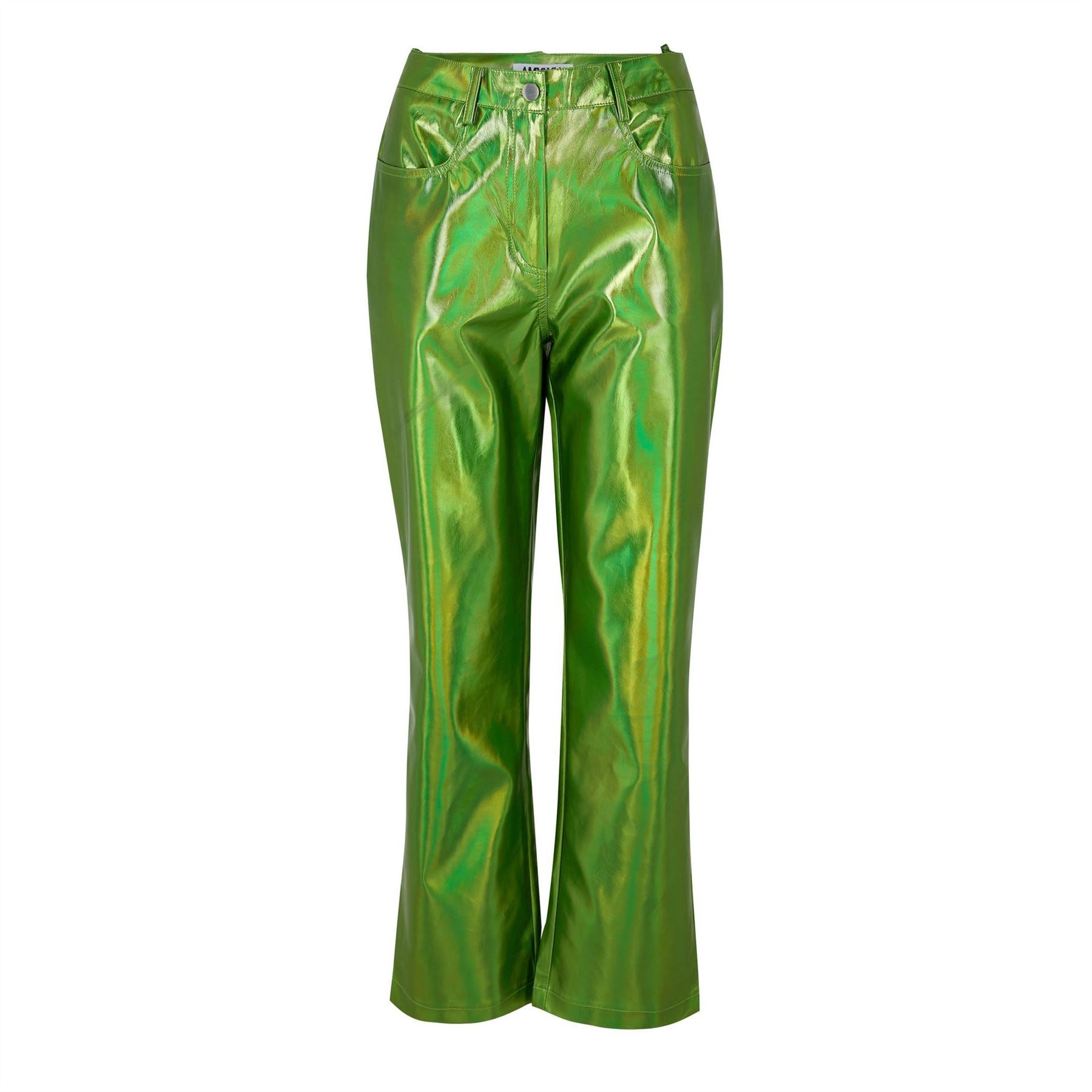 AmyLynn Lupe Iridescent Patterned Straight Trousers