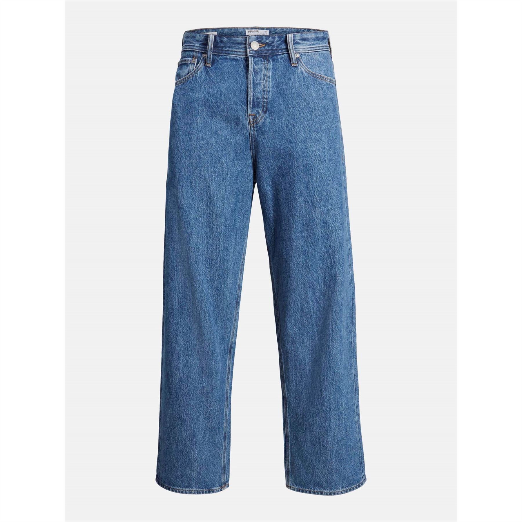 Jack and Jones Alex Wide Leg Mid Rise Jeans
