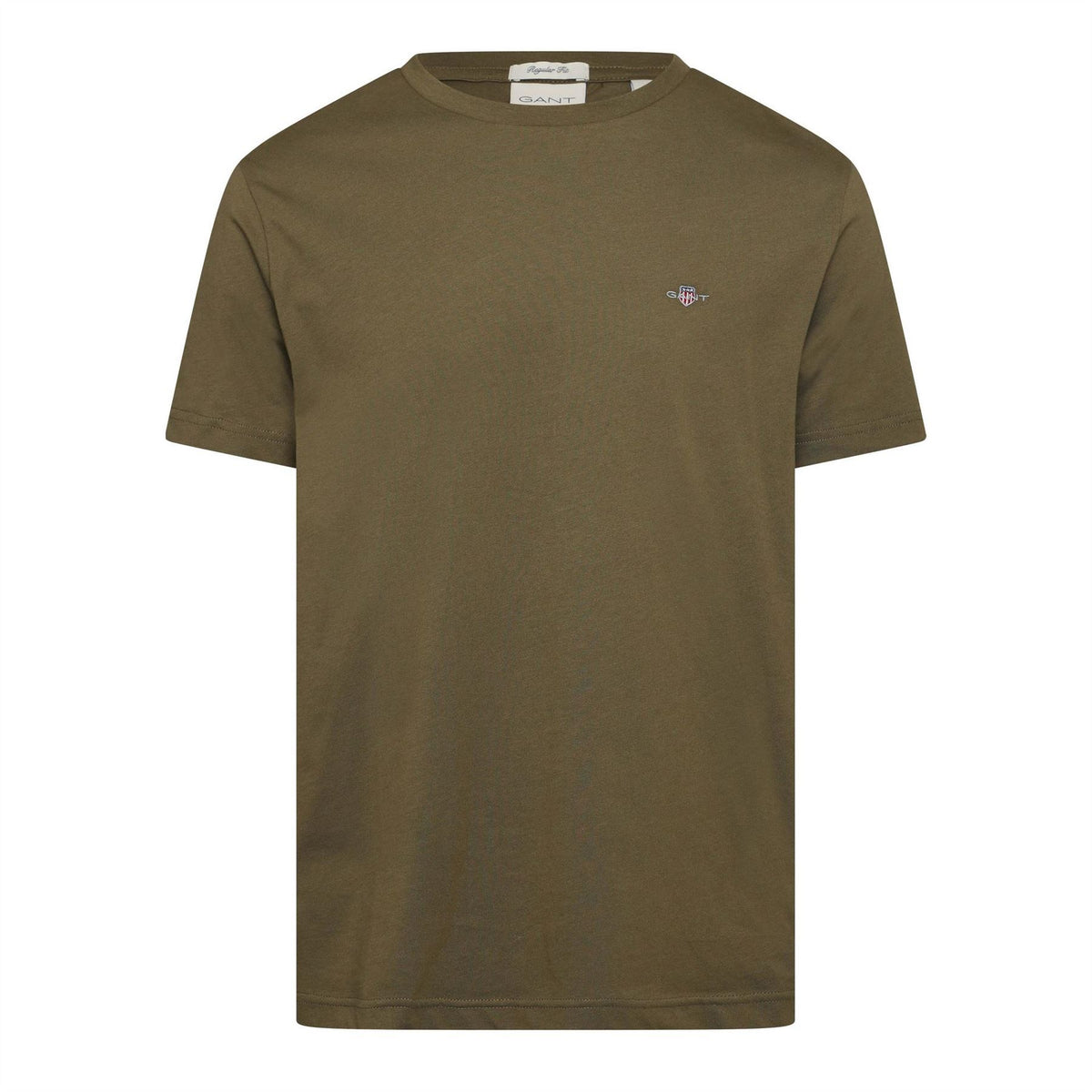 Gant Crew Neck Regular Fit Short Sleeve T-Shirt
