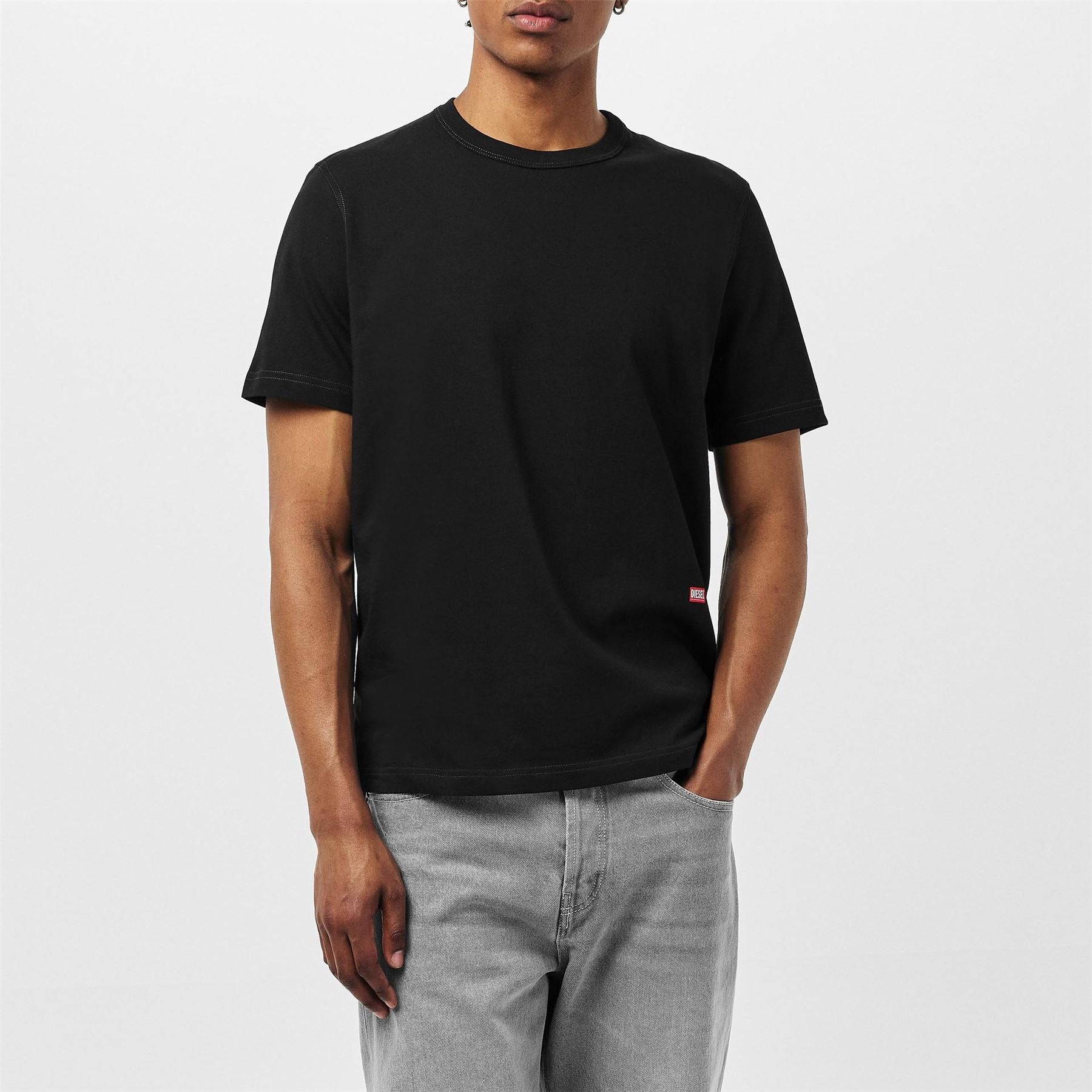 Diesel Regular Fit Crew Neck Short Sleeve T-Shirt