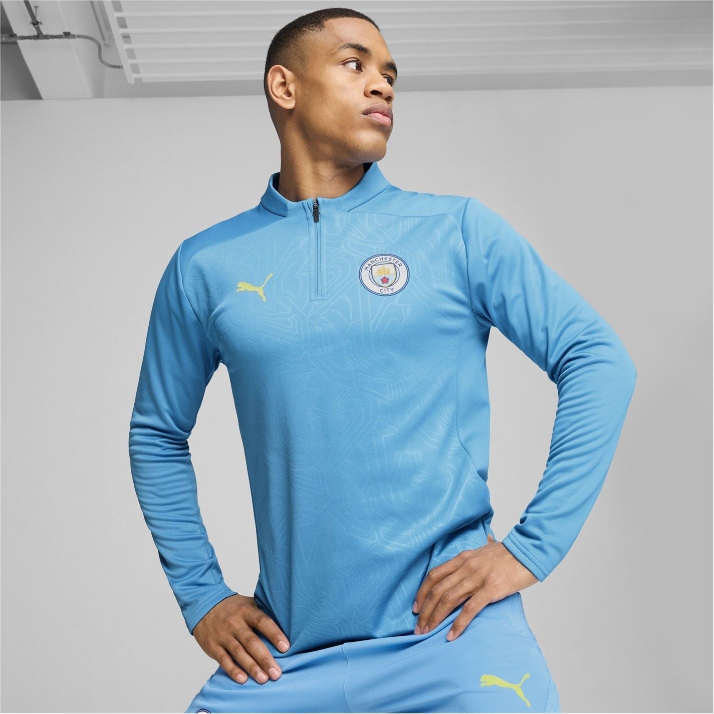 Puma Manchester City Training Hybrid Top 2024 2025 Adults