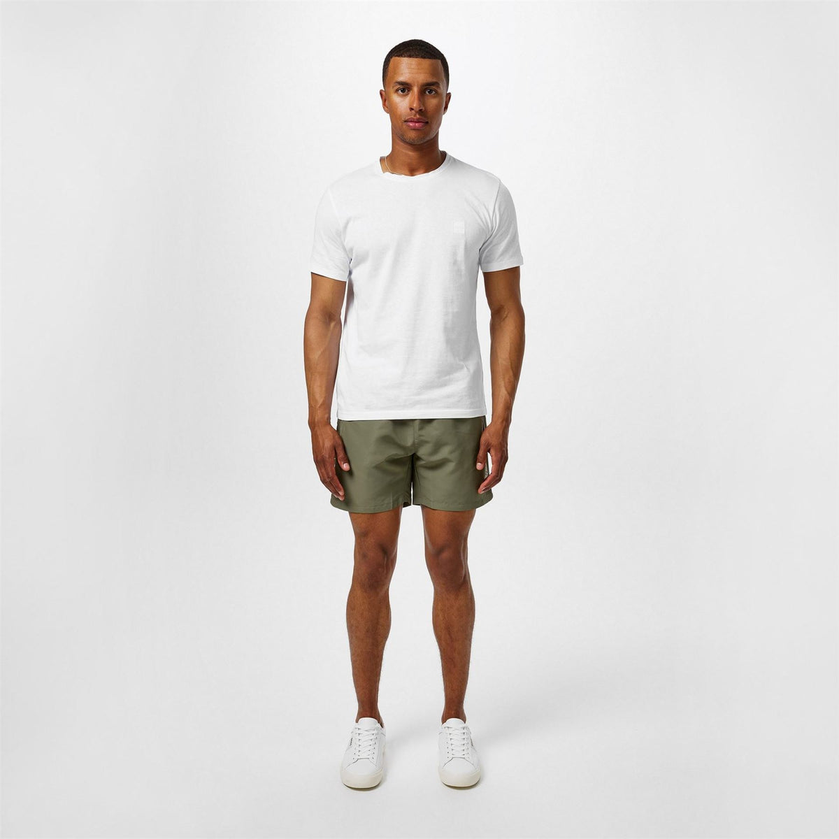 Boss Swim Shorts With Logo Detail (stormfish)