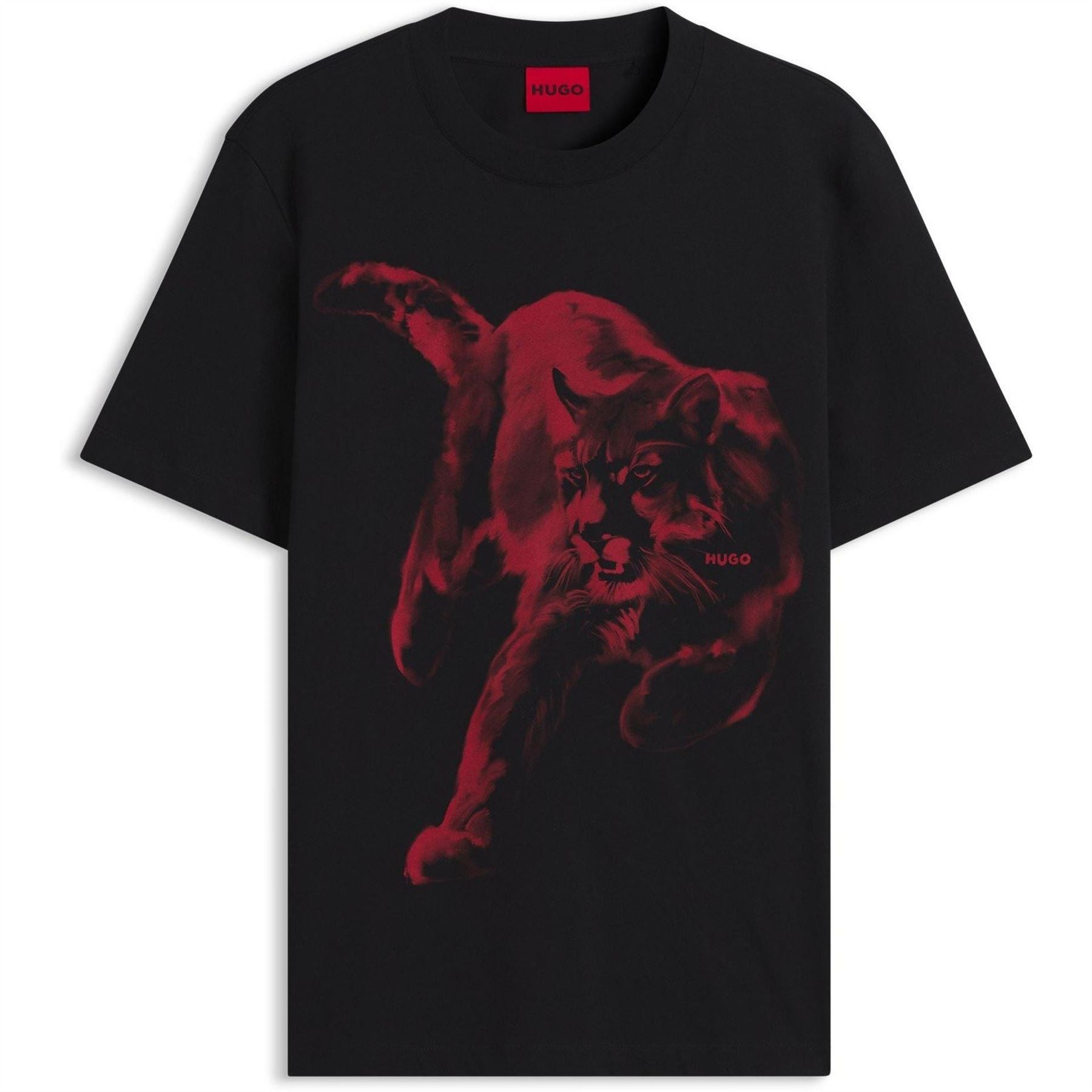 Hugo Daffilo Graphic Crew Neck Short Sleeve T-Shirt
