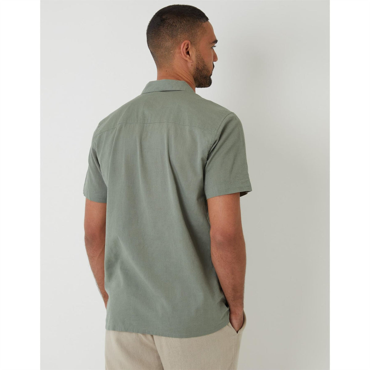 Threadbare Maples Embroidered Regular Fit Short Sleeve Shirt