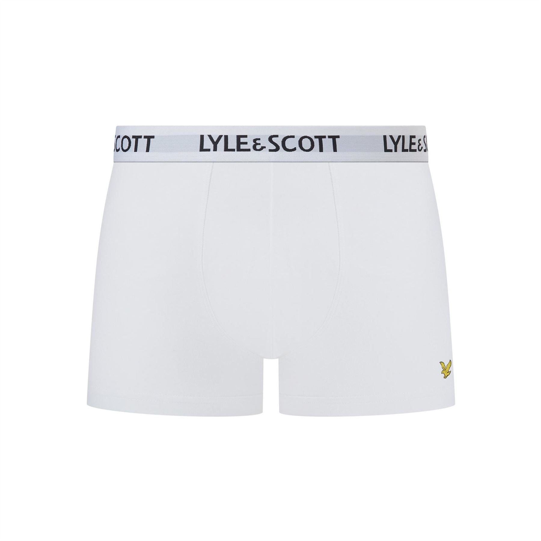 Lyle and Scott 5 Pack Core Plain Design Trunks