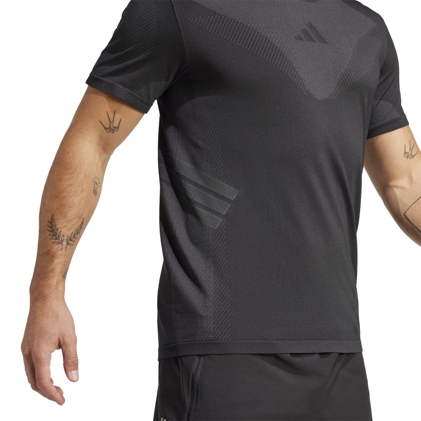 adidas Mens Gym+ Seamless Tee