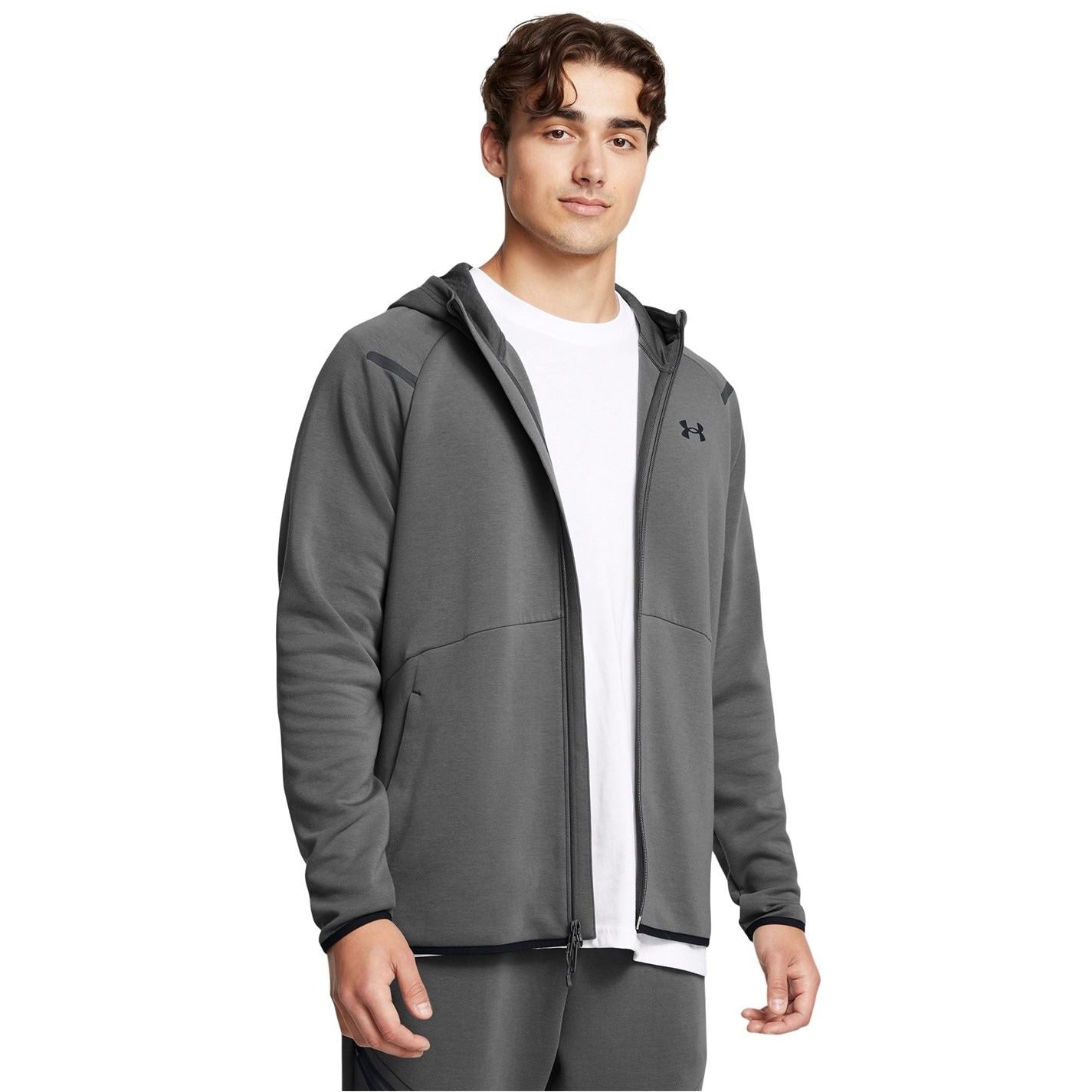 Under Armour Unstoppable Hooded Ribbed Cuff Sweat Jacket