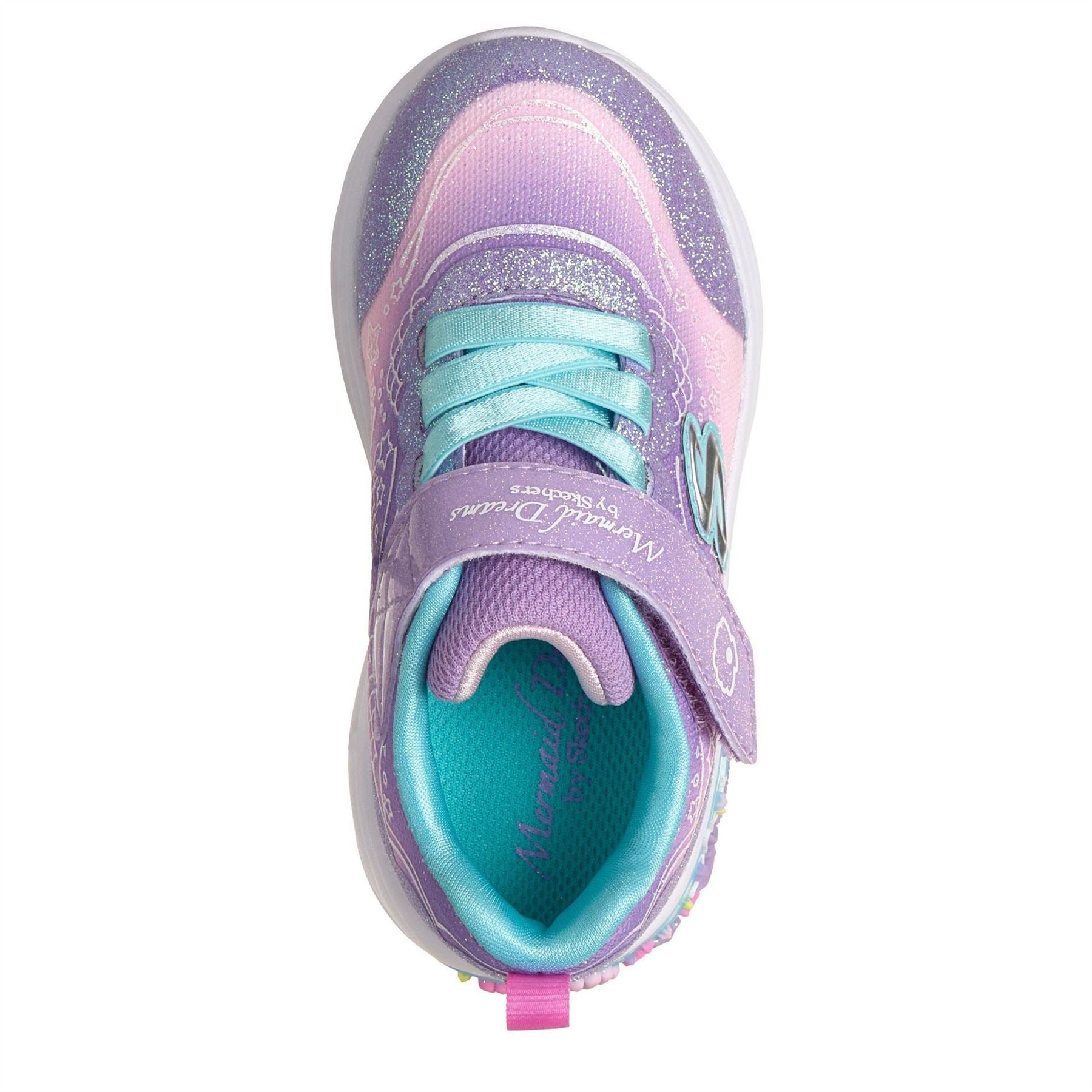 Skechers Leather Light Up Trainers