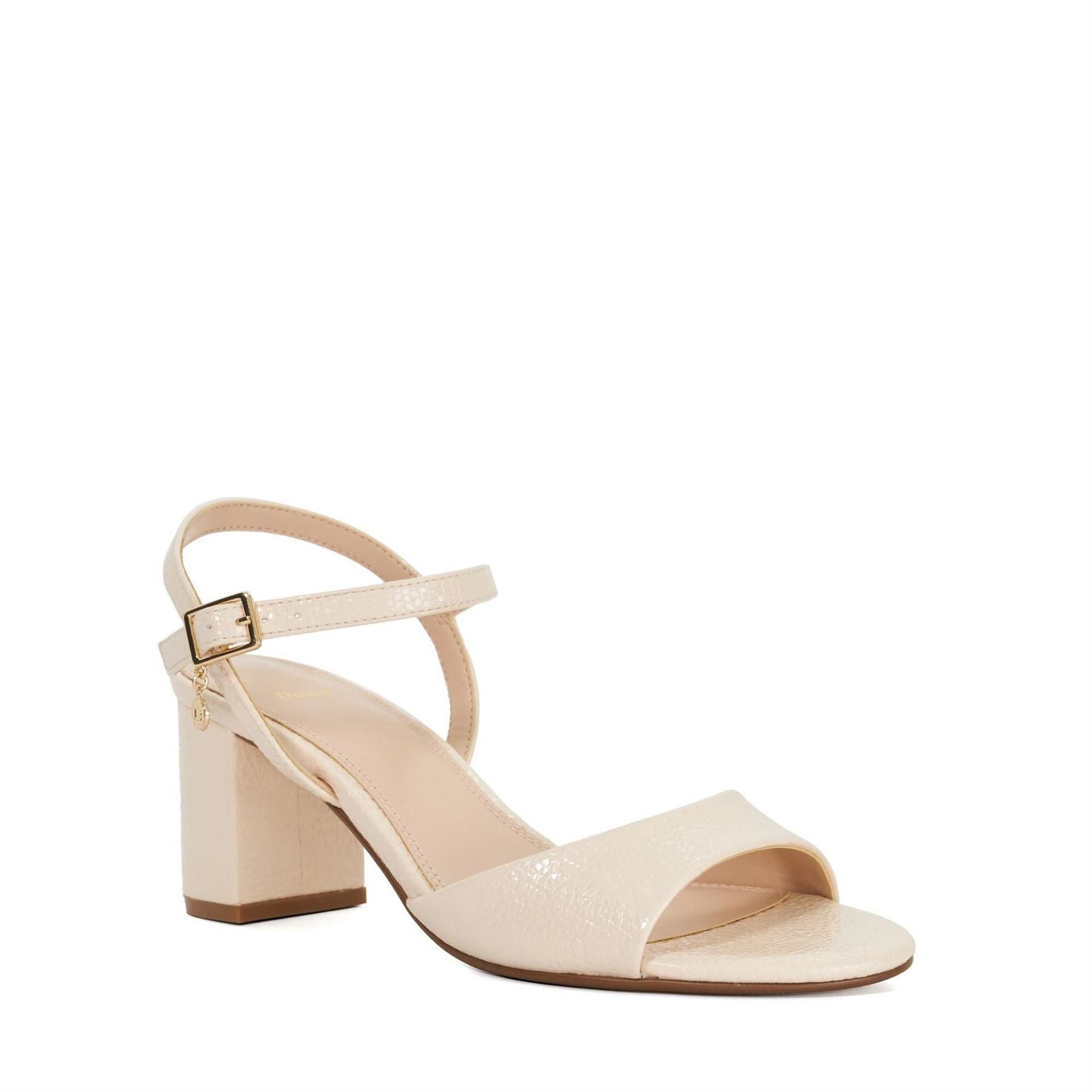Dune London High Heel Open Toe Block Heel Sandals