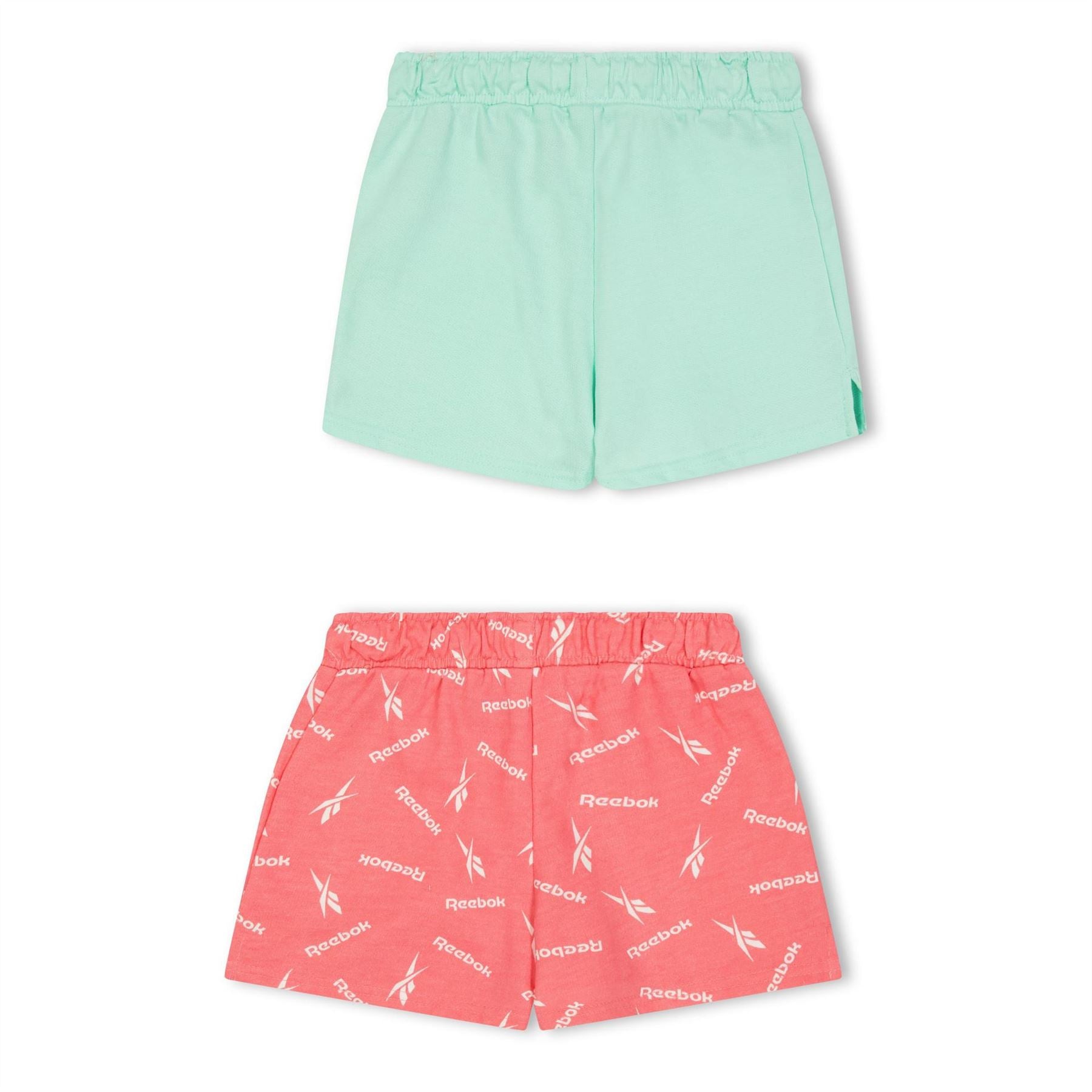 Reebok Ditzy Sweat Shorts with Notch Hem
