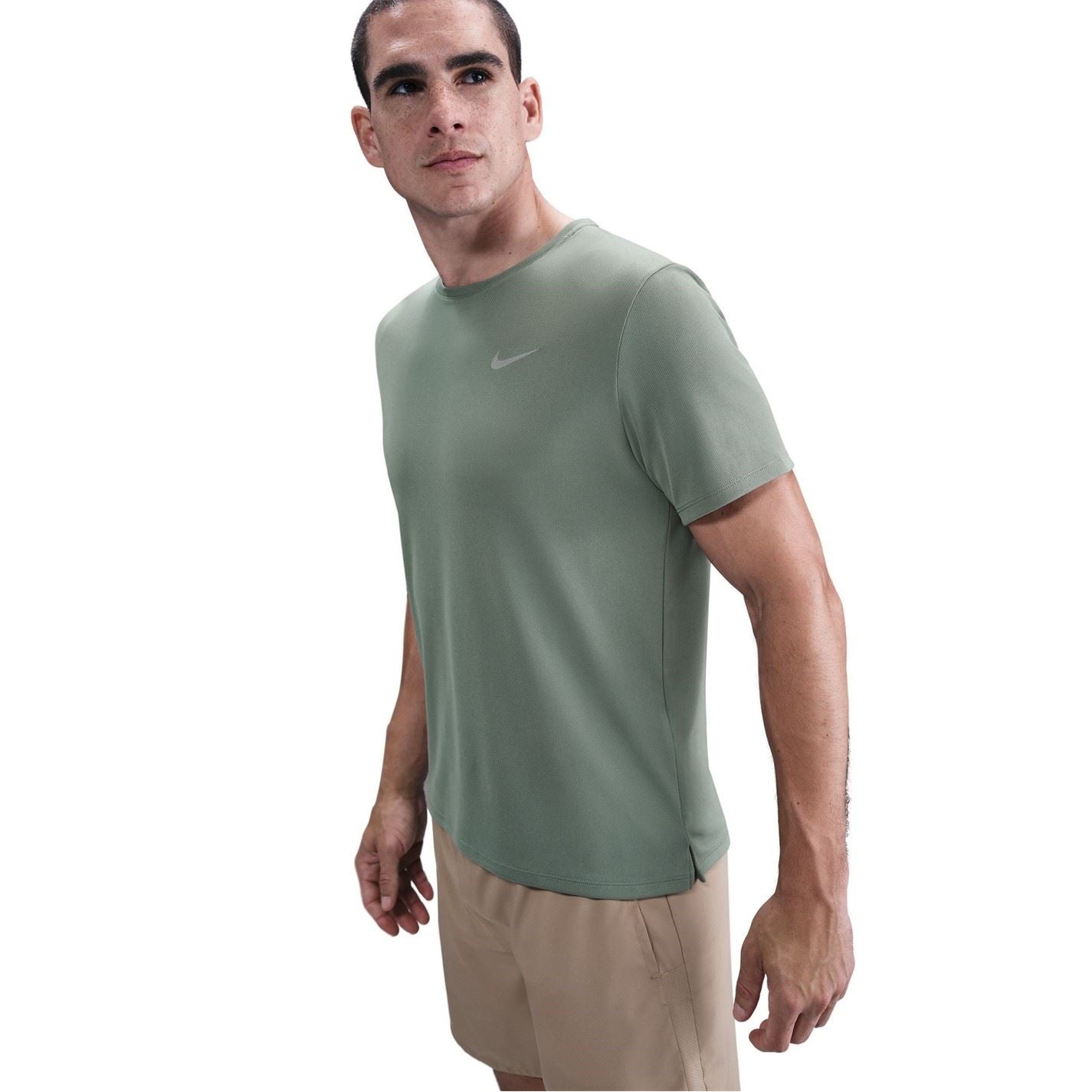 Nike Mens Drifit Miler Running Top