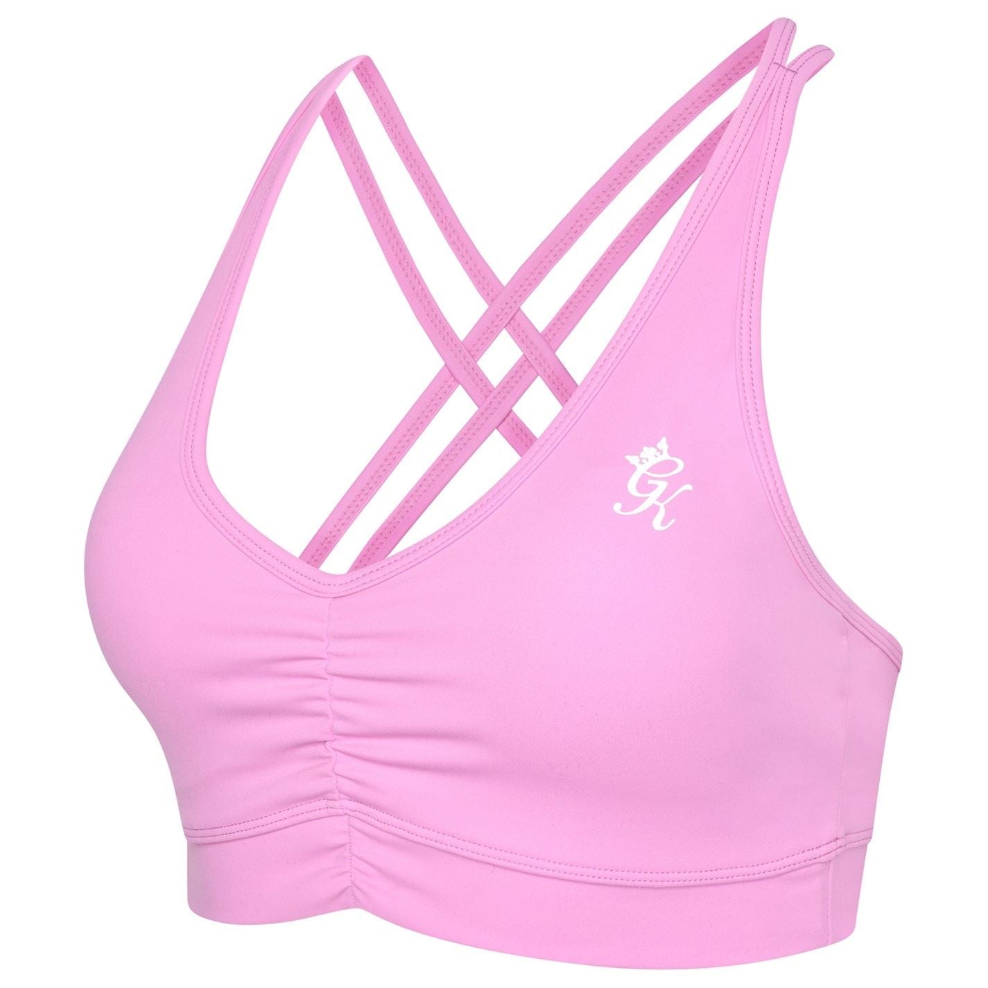 Gym King 365 Scrunch Bra   Bubblegum Pink Ladies