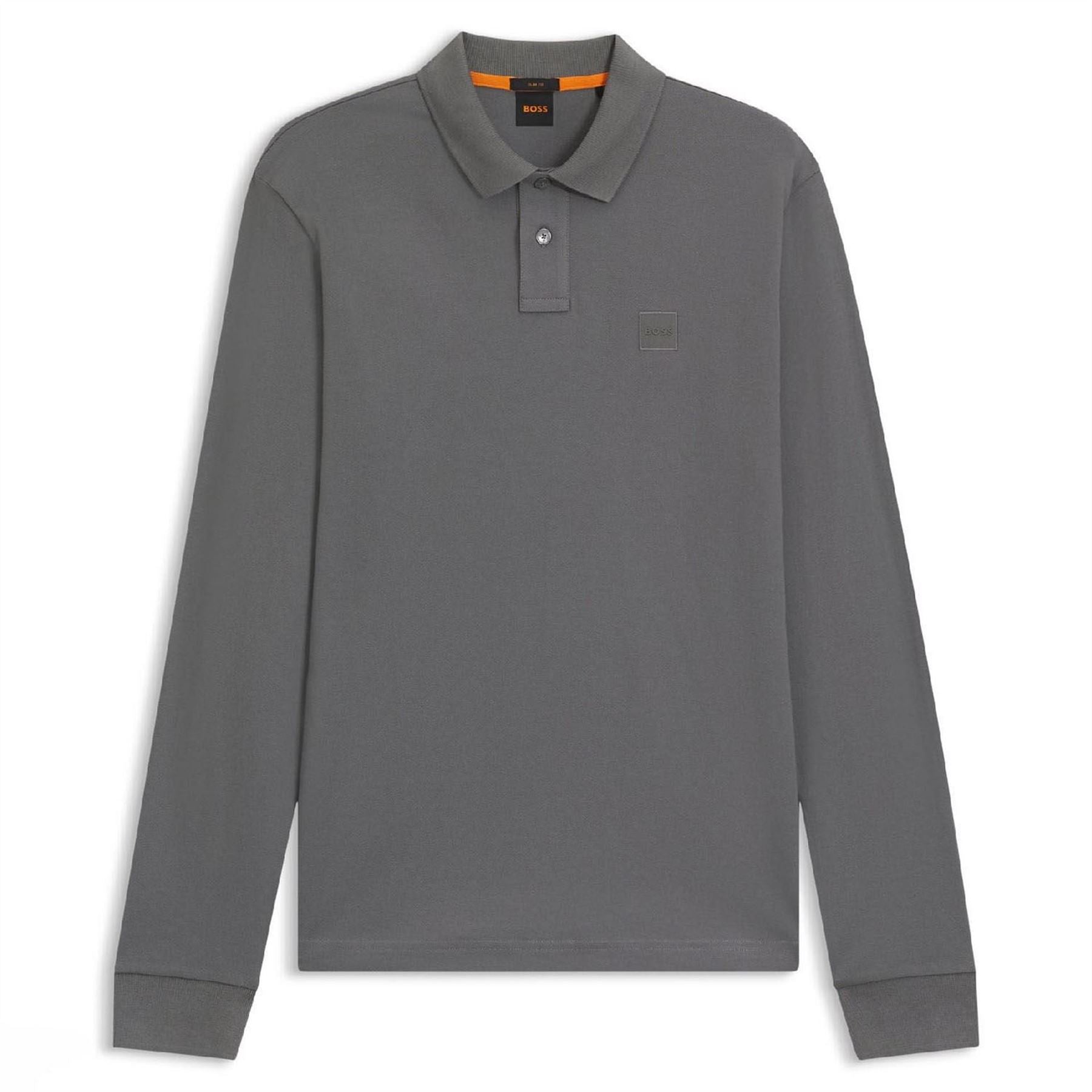 Boss Slim Fit Long Sleeve Polo Shirt
